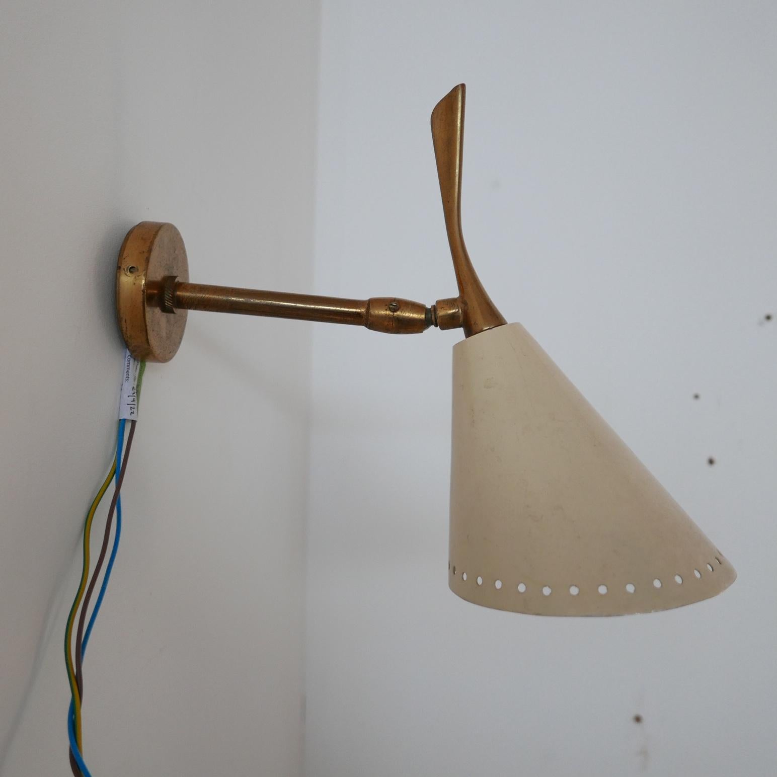 Oscar Torlasco Mid-Century Italian Wall Light for Lumen 1