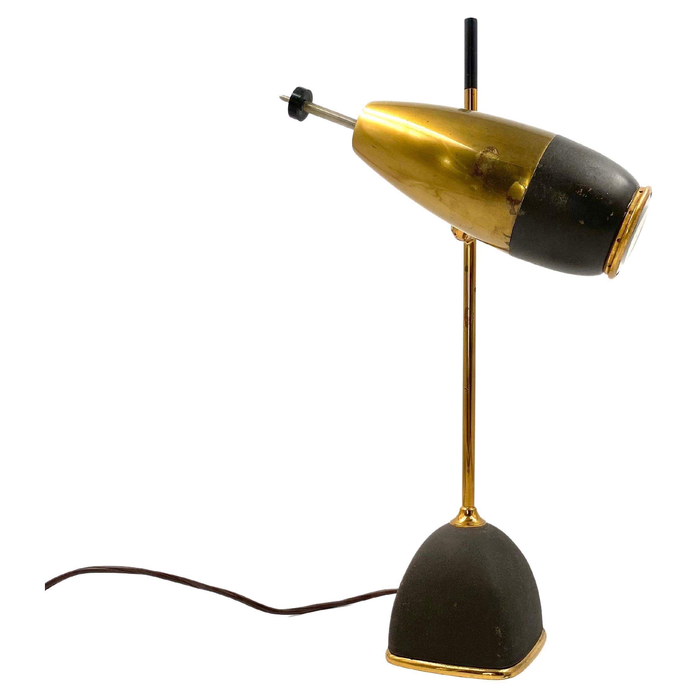 Oscar Torlasco, Mod. 577 Table / Desk Lamp, Lumi Milan, Italy, 1960 For Sale