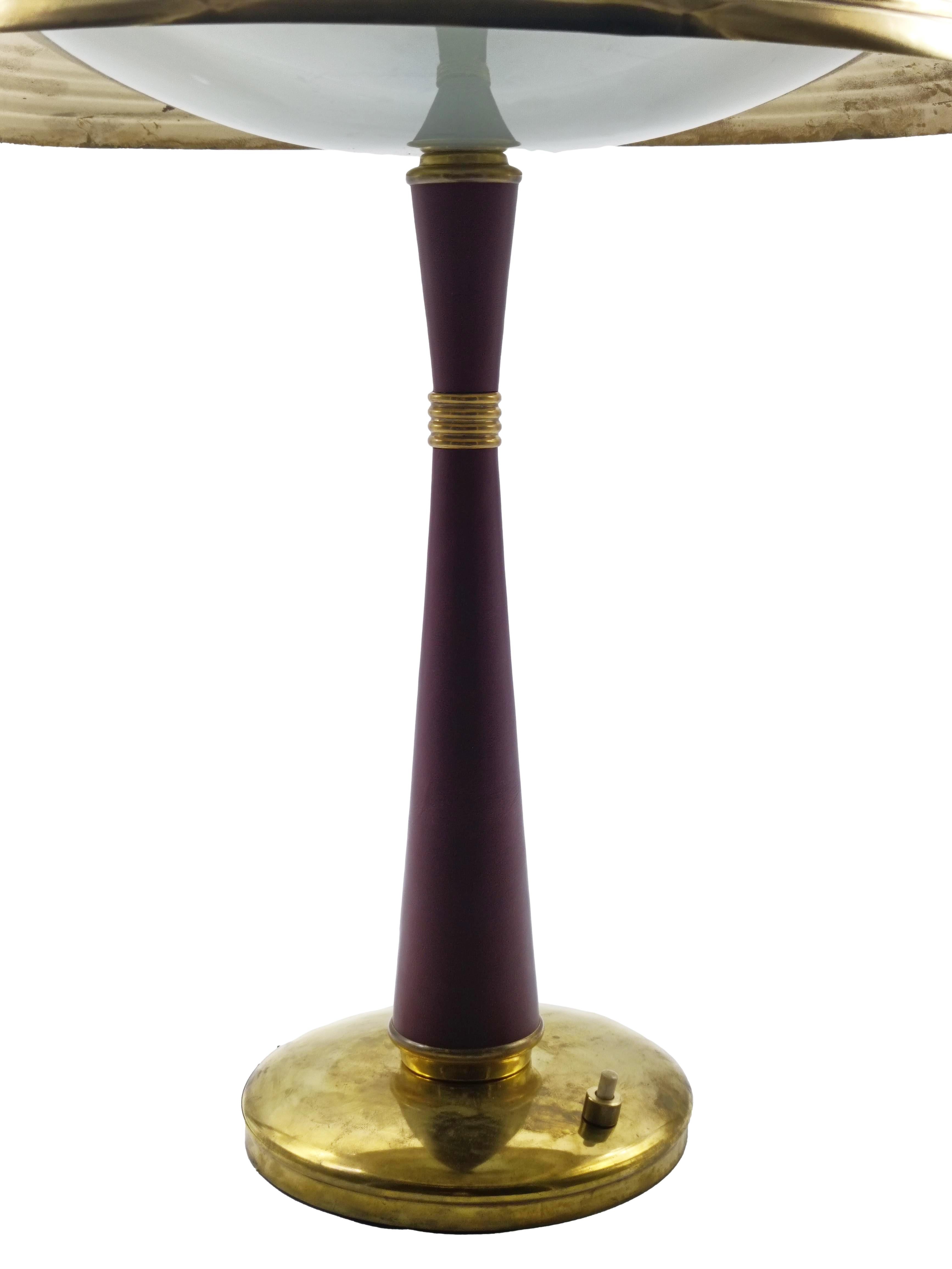 Mid-Century Modern Oscar Torlasco per Lumi Lampada da Tavolo Mod.338, Italia 1960s For Sale