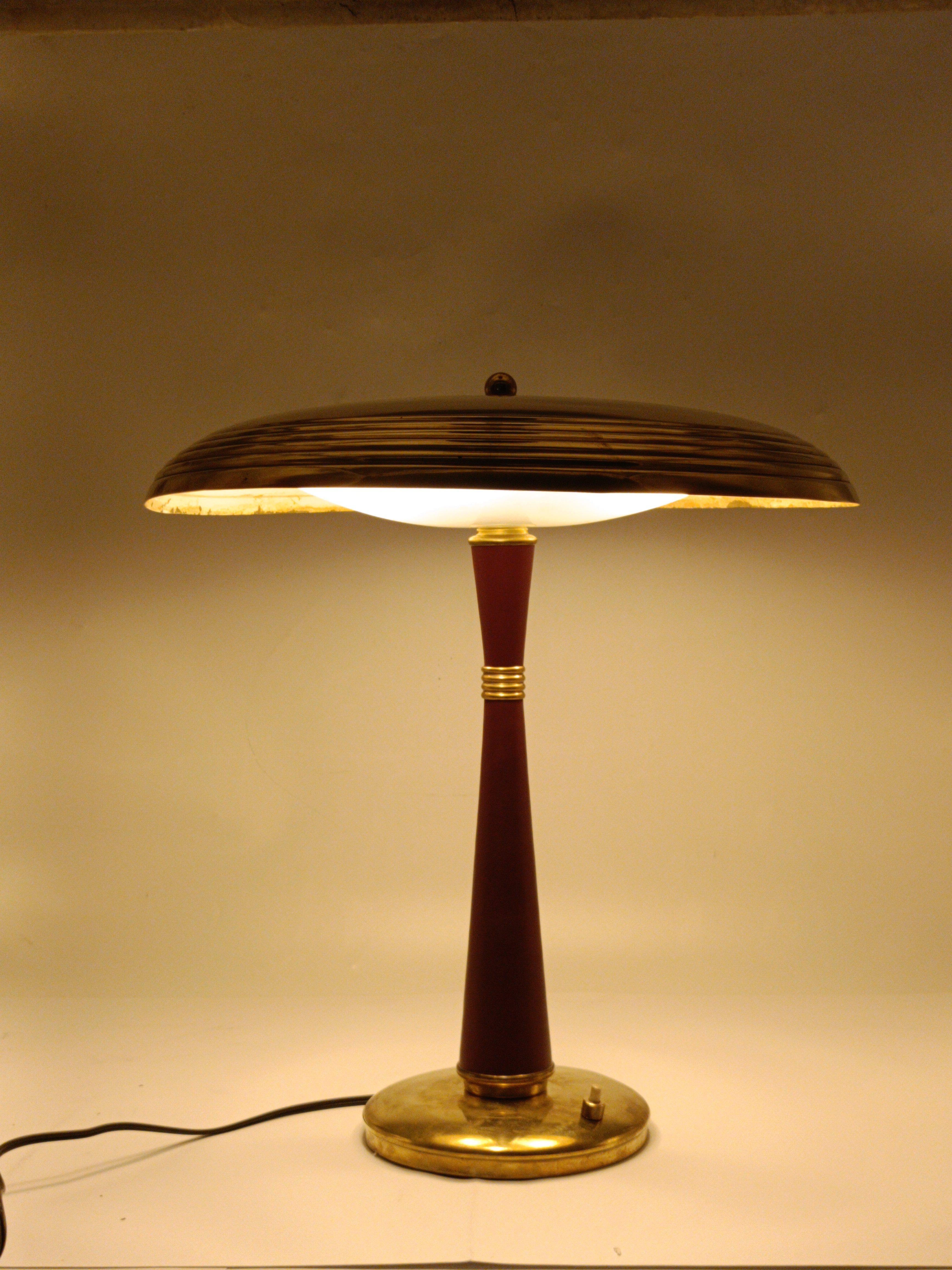 Oscar Torlasco per Lumi Lampada da Tavolo Mod.338, Italia 1960s In Good Condition For Sale In Naples, IT