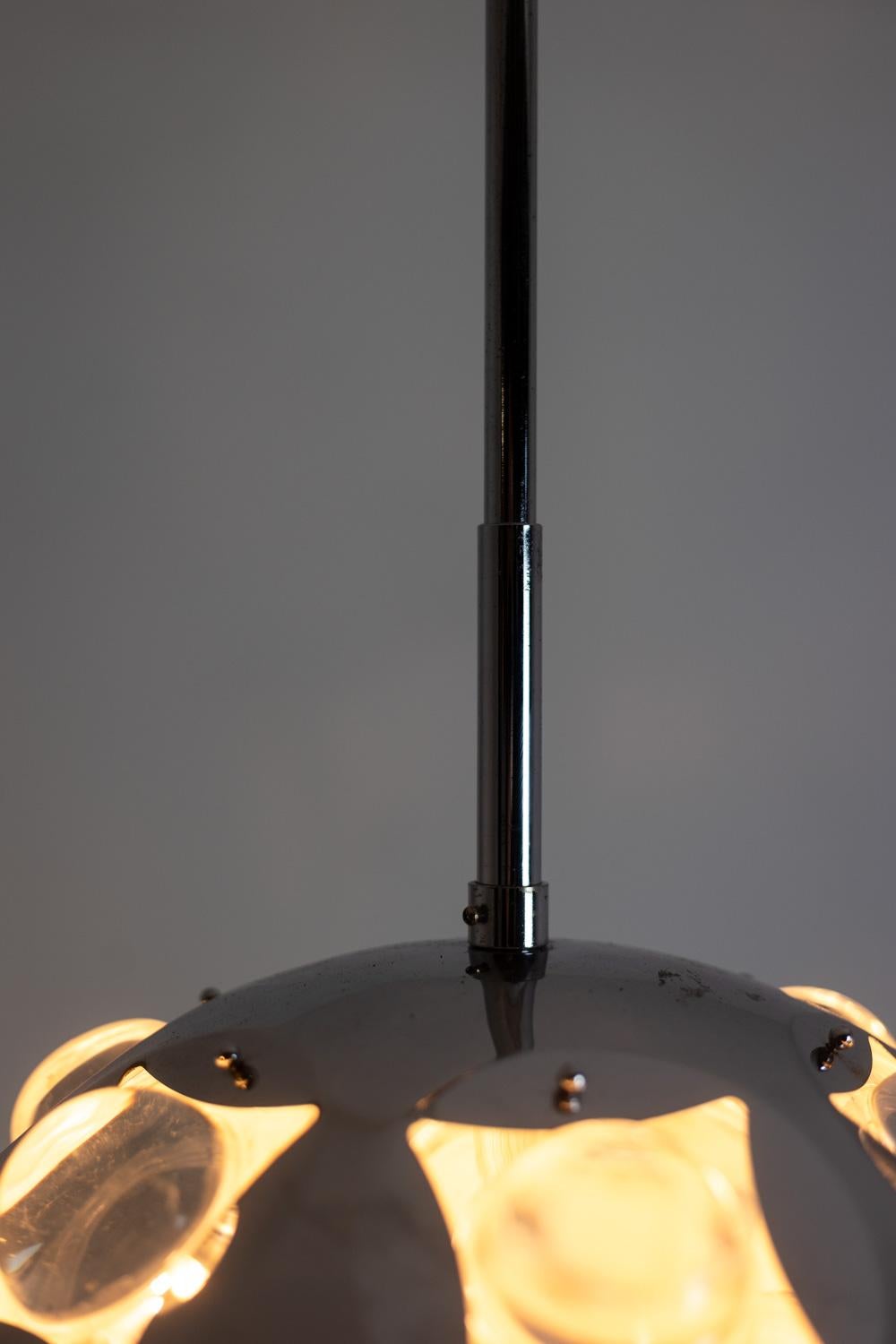 Metallo Oscar Torlasco. Lampadario 