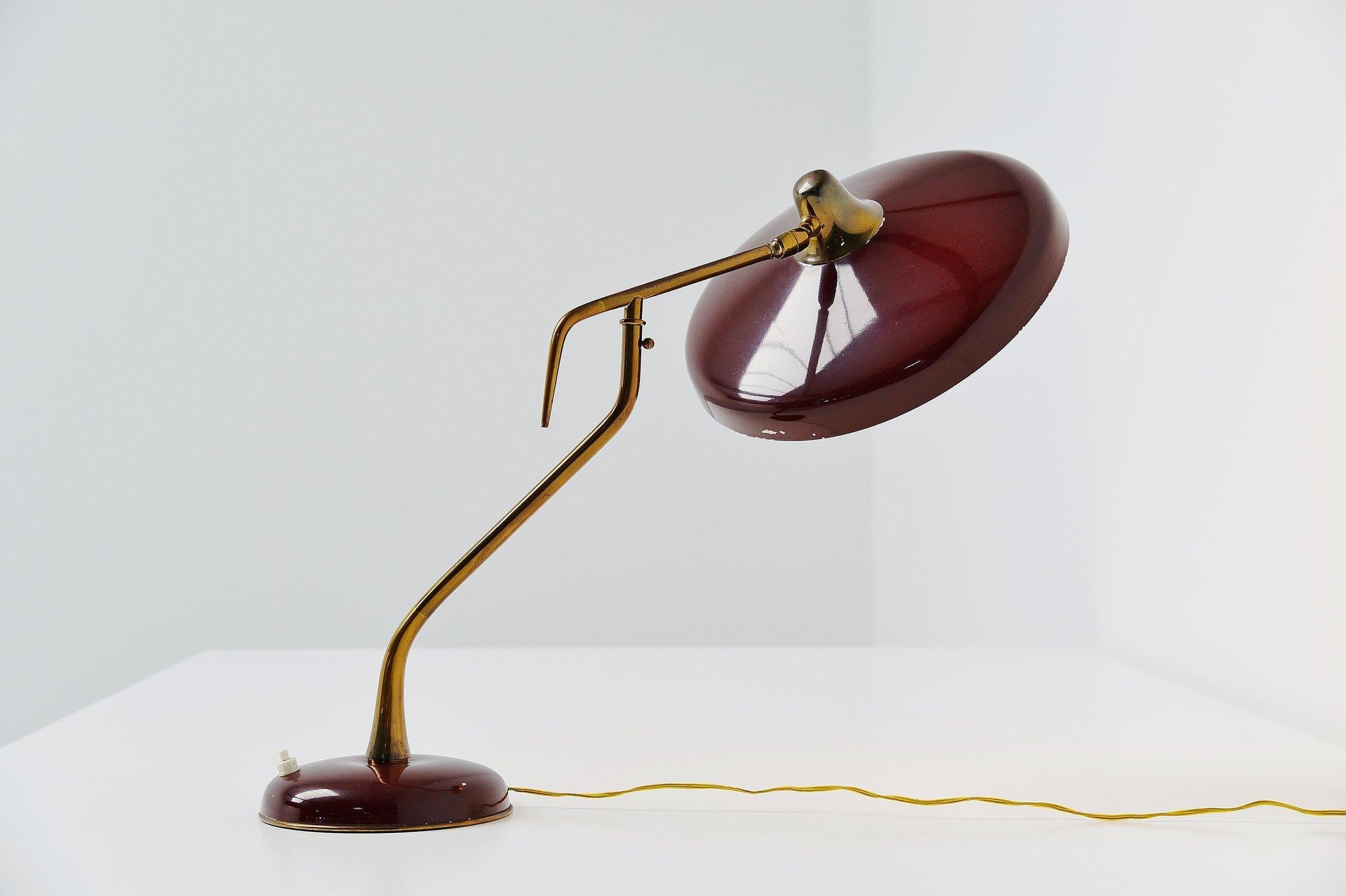 Italian Oscar Torlasco Sculptural Table Lamp Lumi, Italy, 1950