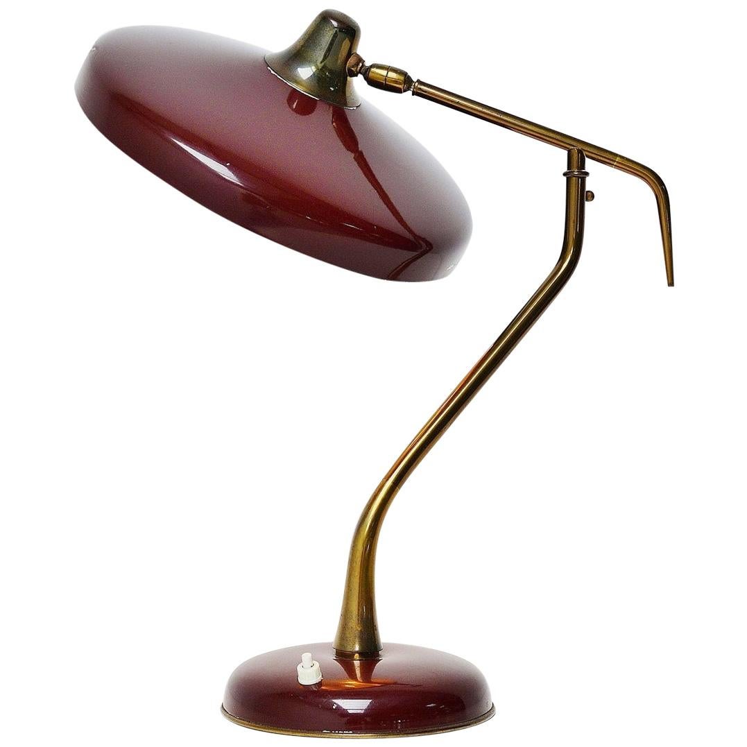 Oscar Torlasco Sculptural Table Lamp Lumi, Italy, 1950