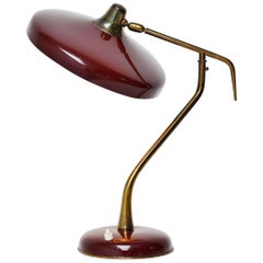 Oscar Torlasco Sculptural Table Lamp Lumi, Italy, 1950