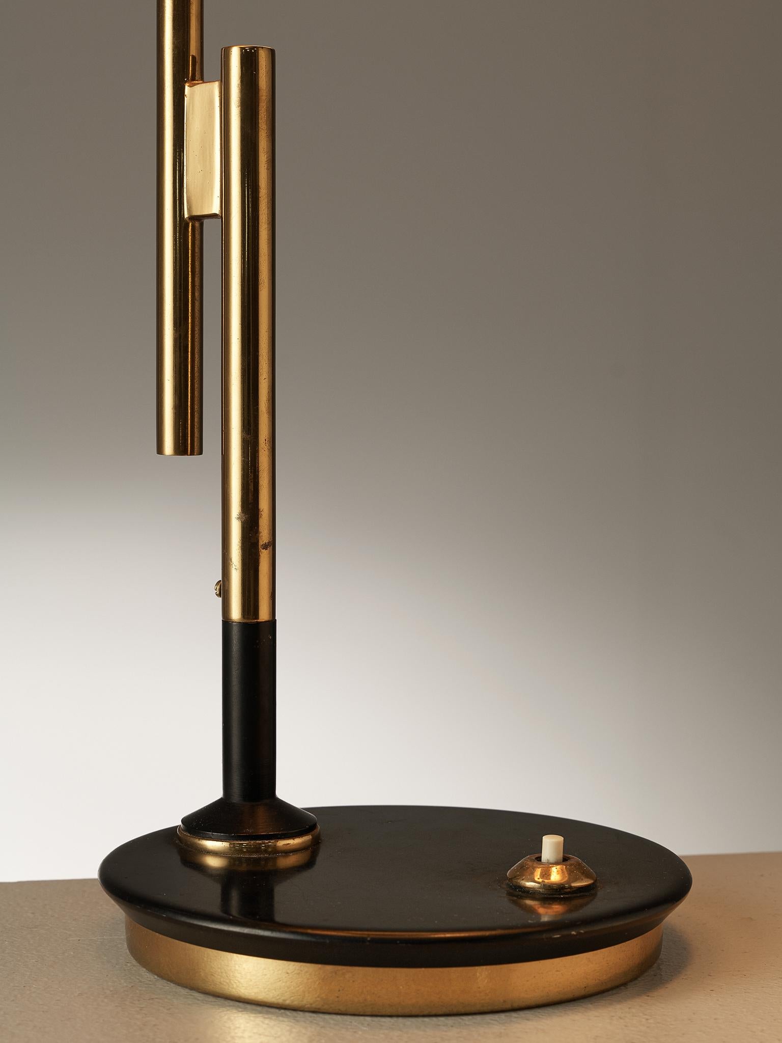 Mid-Century Modern Oscar Torlasco Table Lamp '555' for Lumi, Italy