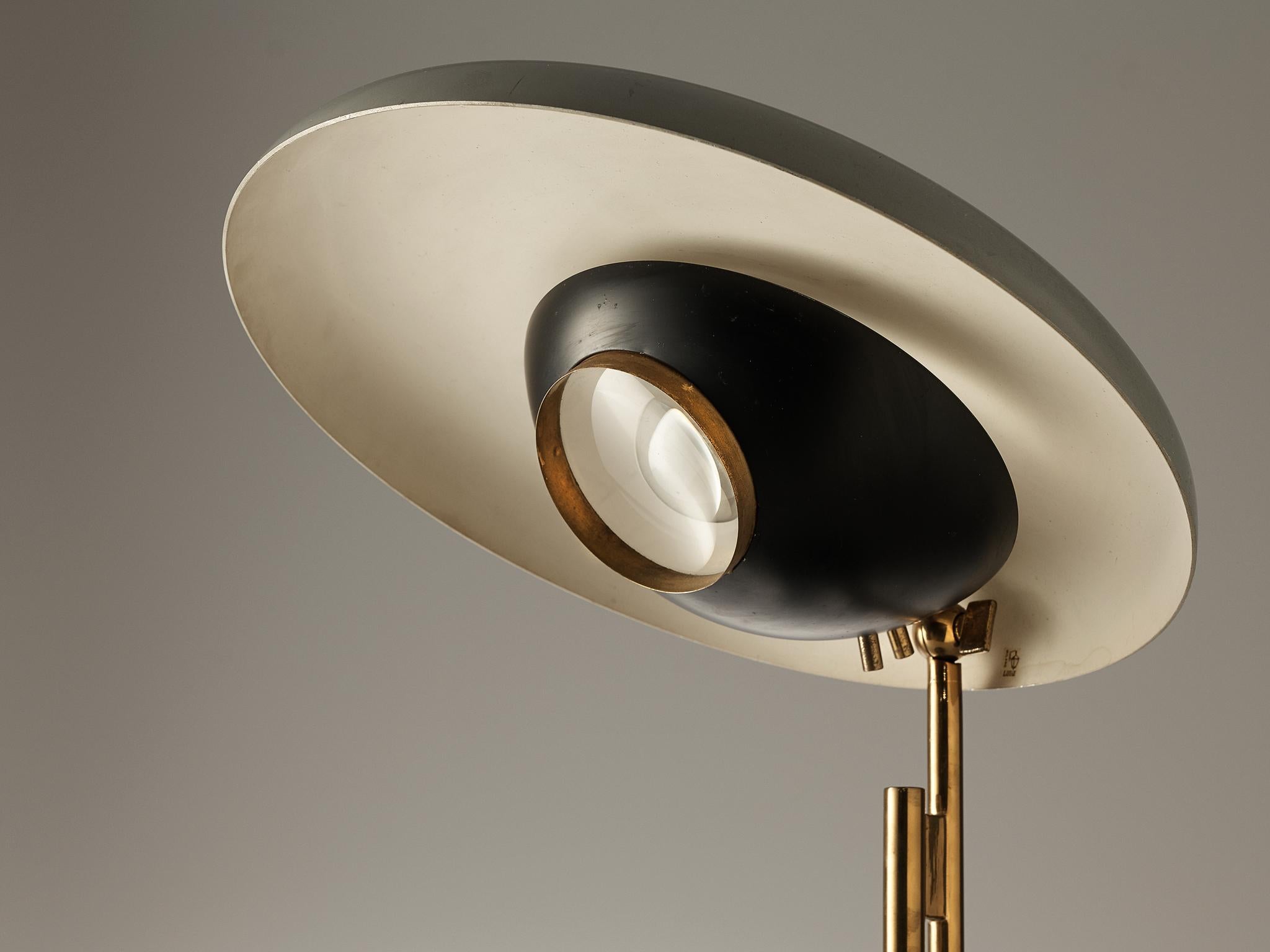 Oscar Torlasco Table Lamp '555' for Lumi, Italy In Good Condition In Waalwijk, NL