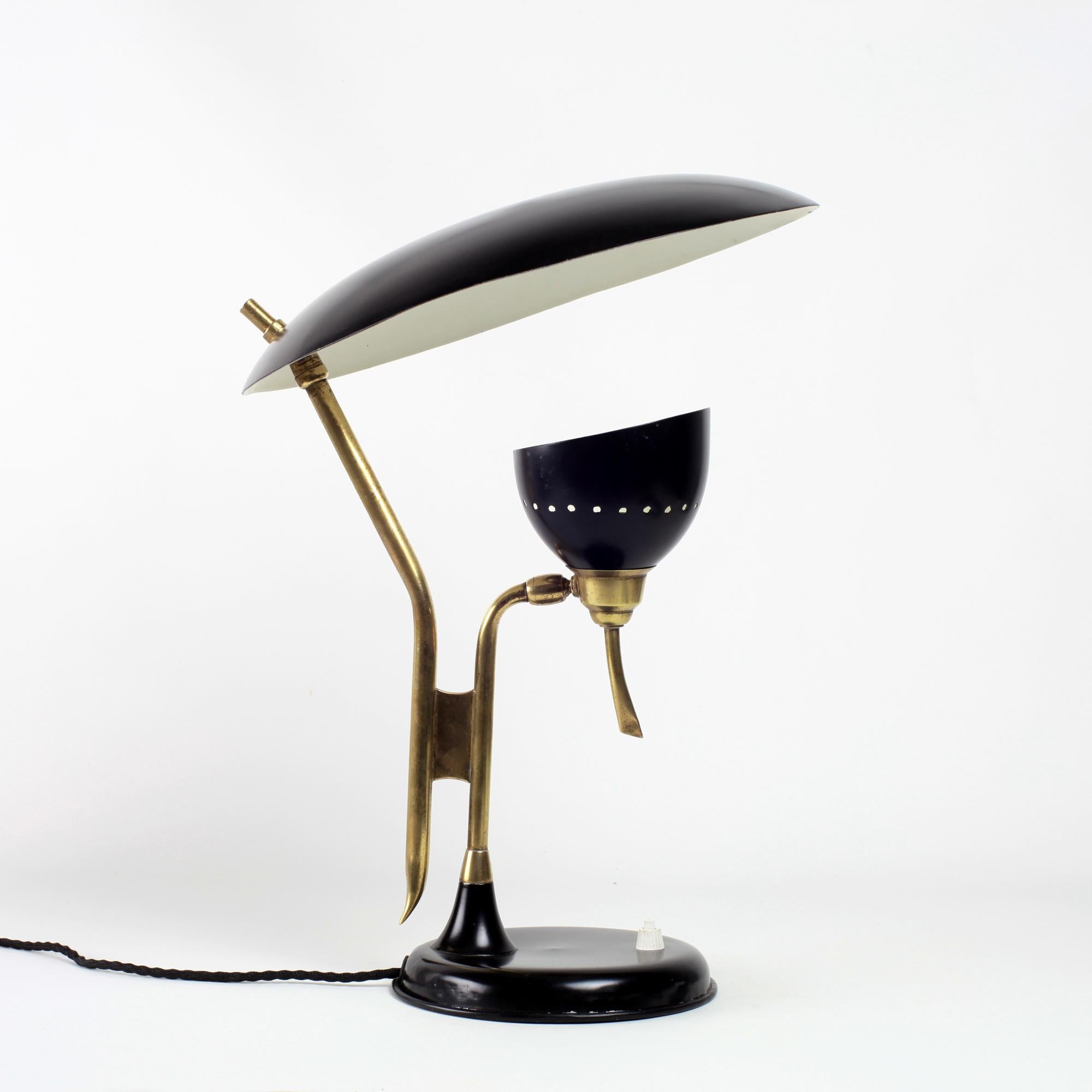 Oscar Torlasco Table Lamp by Lumi Italy 1950's In Good Condition In Saint  Ouen, FR