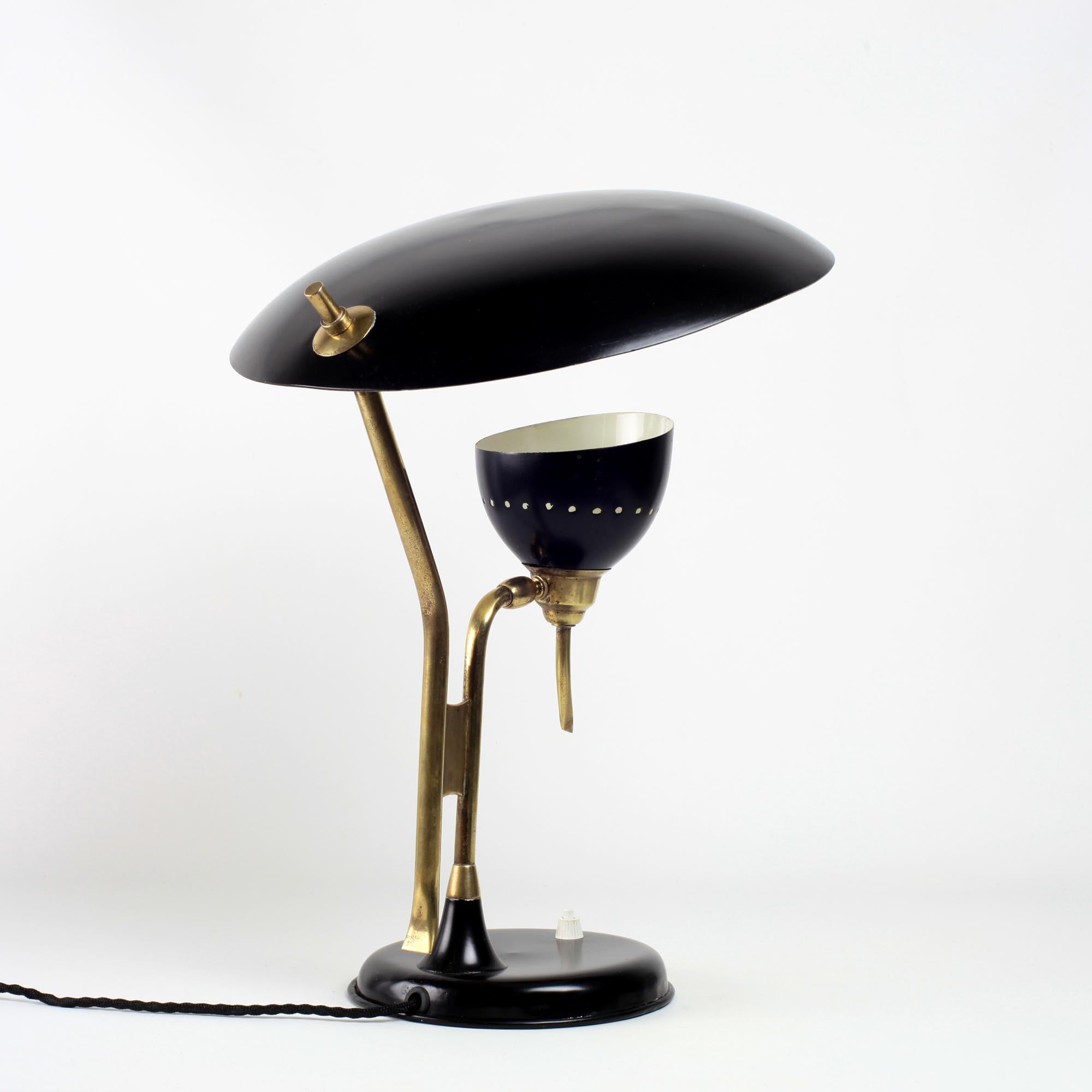 Mid-20th Century Oscar Torlasco Table Lamp by Lumi Italy 1950's