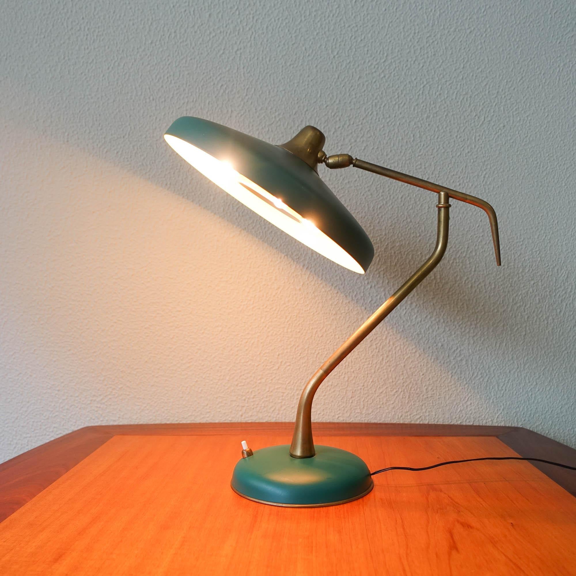 Italian Oscar Torlasco Table Lamp for LUMI Milano, 1950's