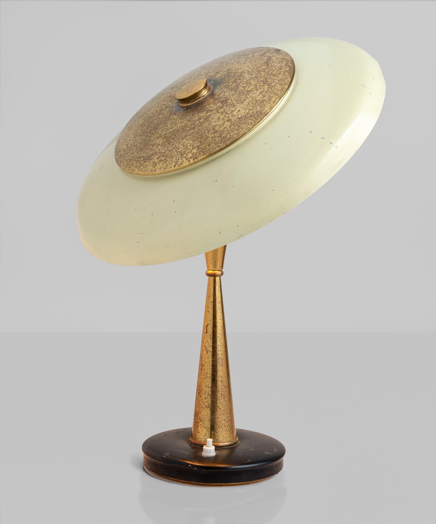 Modern Oscar Torlasco Table Lamp, Italy circa 1950
