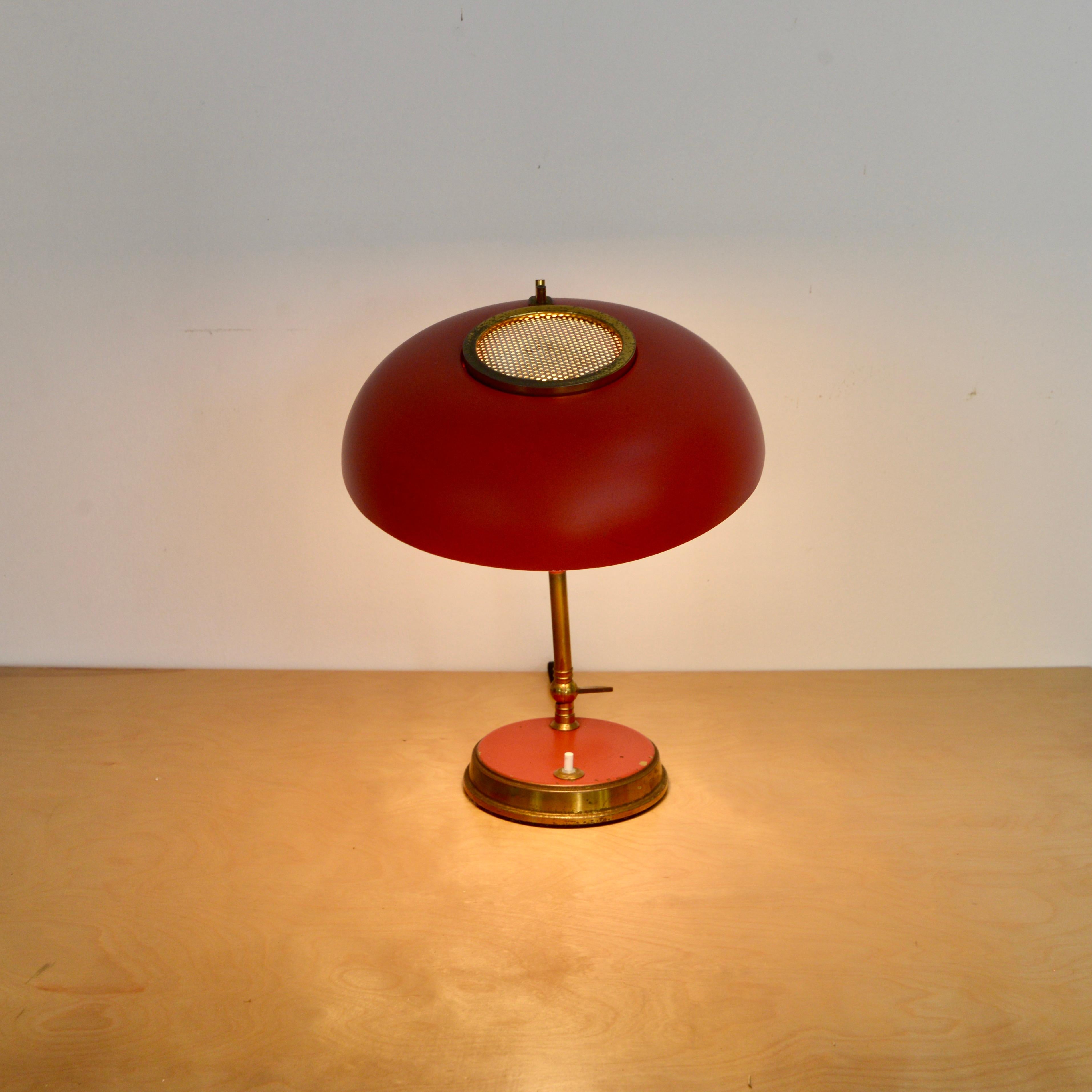 Oscar Torlasco Table Lamp 'Red' For Sale 2