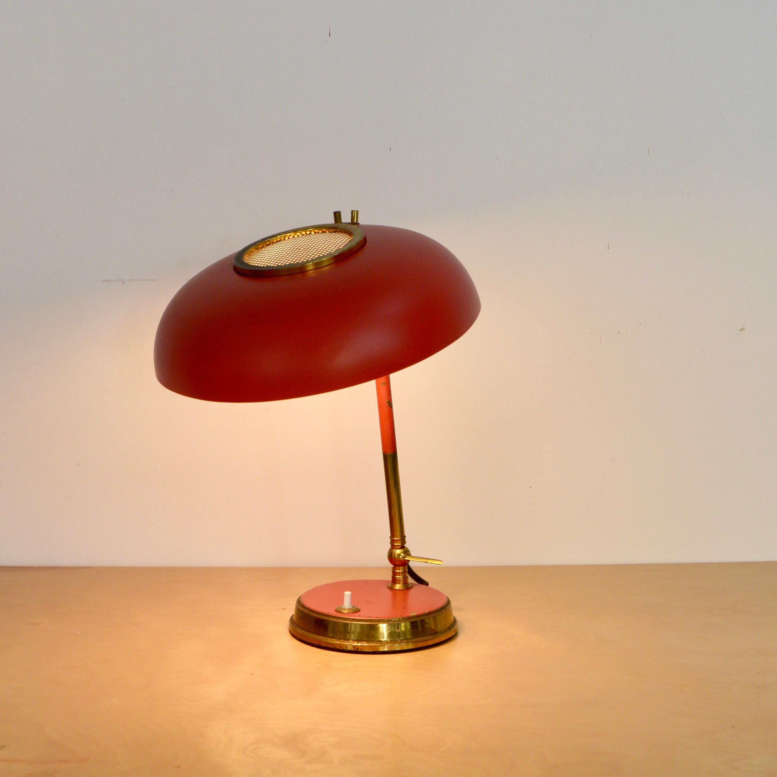 Oscar Torlasco-Tischlampe „Rot“ im Angebot 1