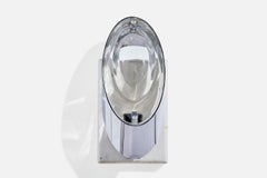 Oscar Torlasco, Wall Light, Metal, Glass, Italy, 1960s