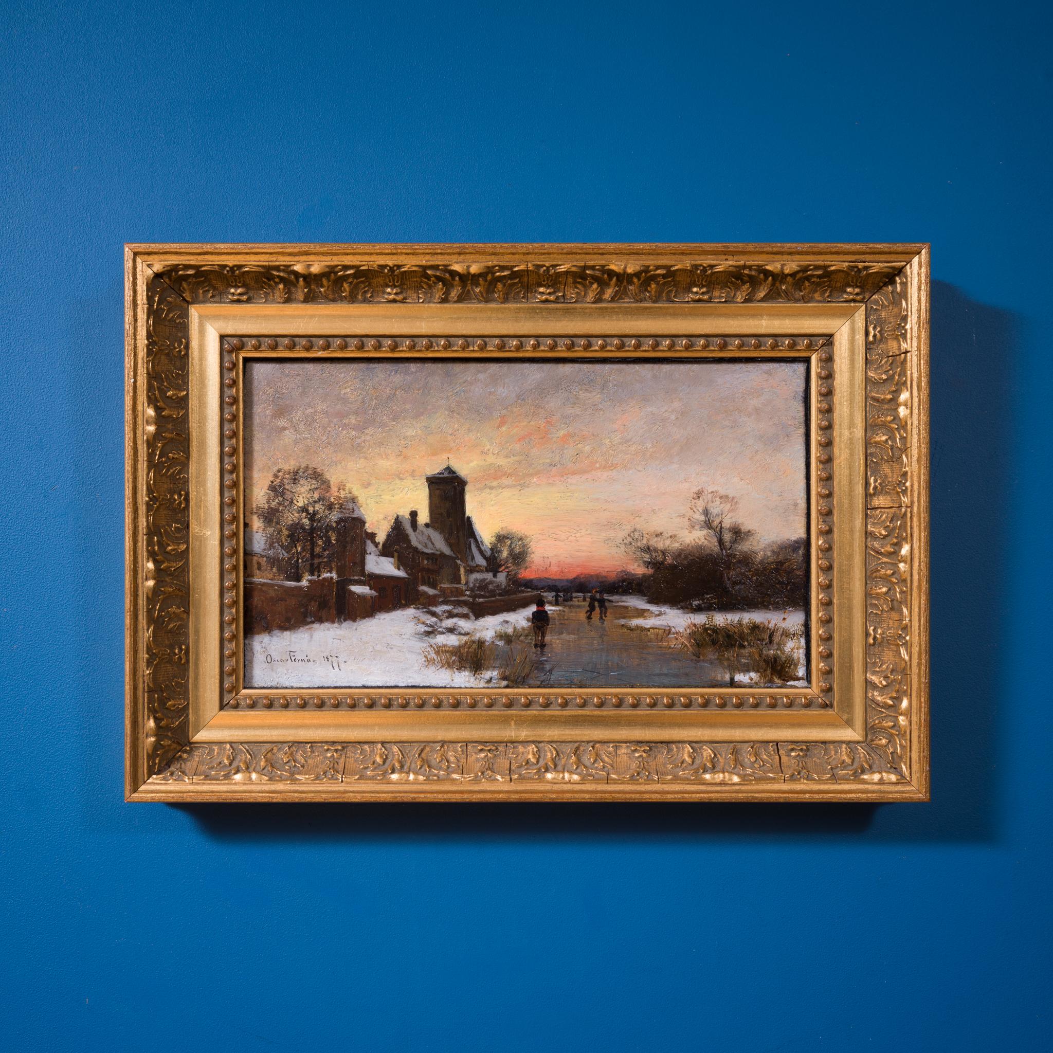 Skater bei Sonnenuntergang am Village Creek 3