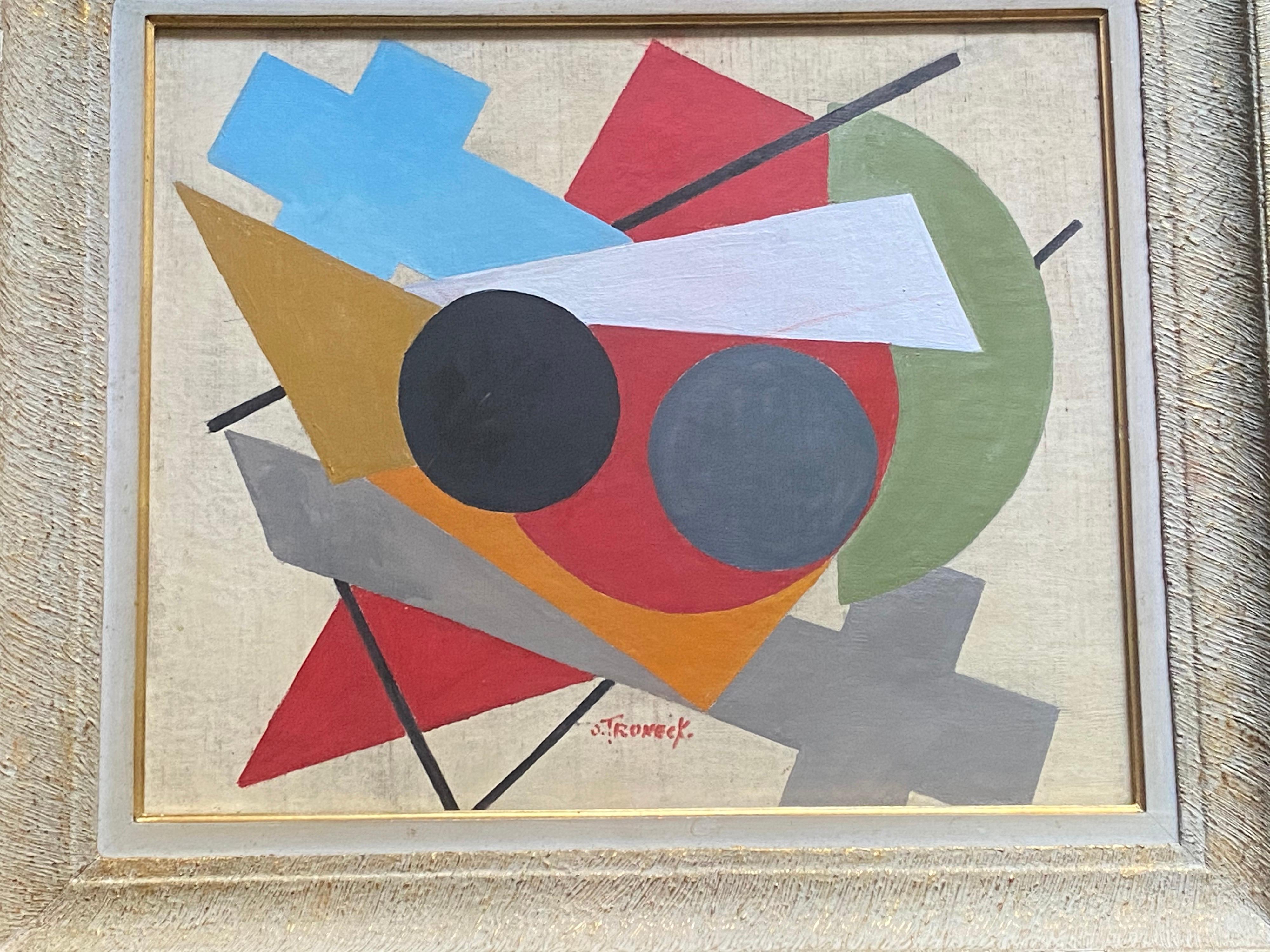 Canvas Oscar Troneck Constructivism Painting