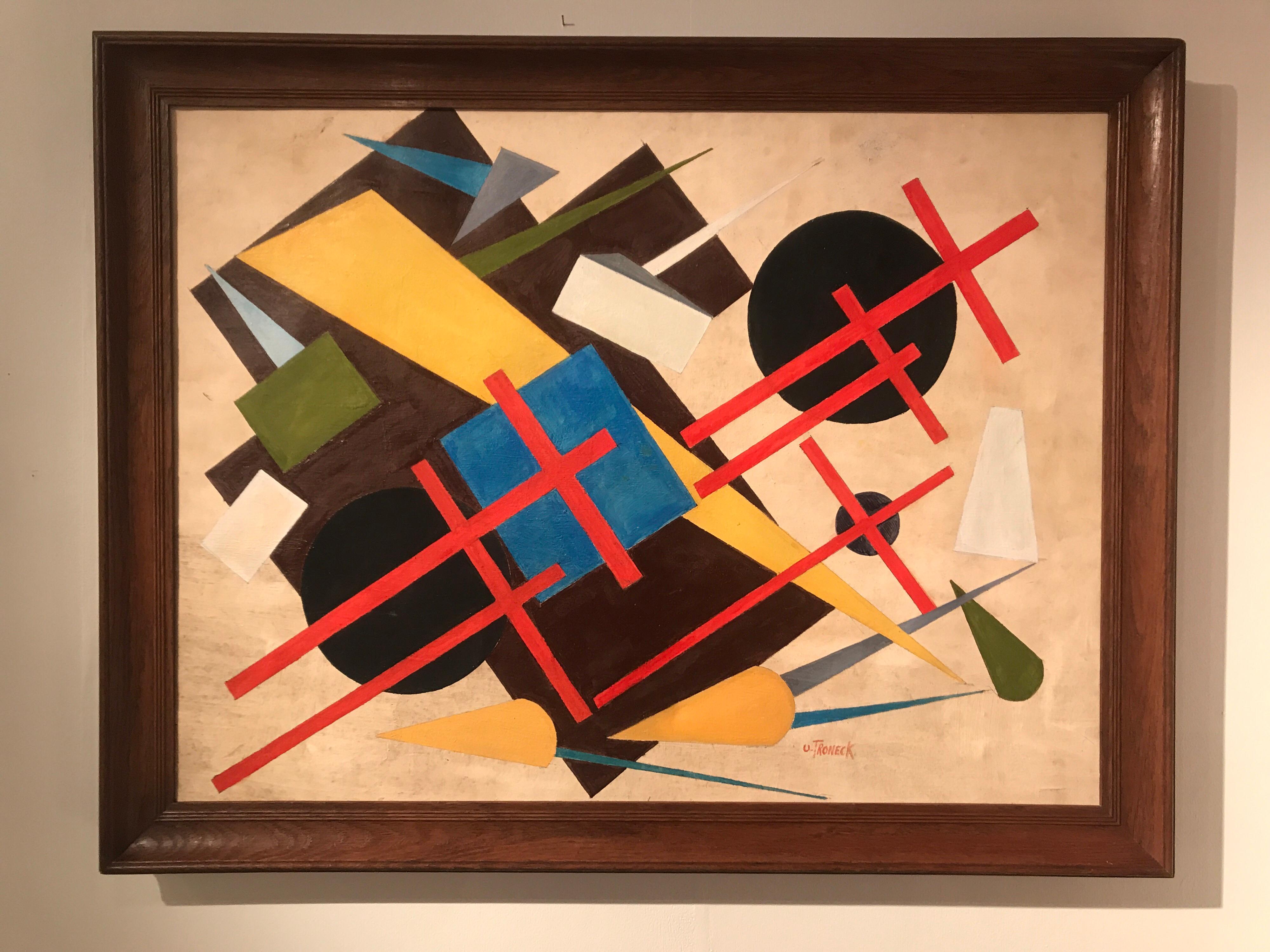 Oscar Troneck oil on canvas 
Original frame
Good condition.