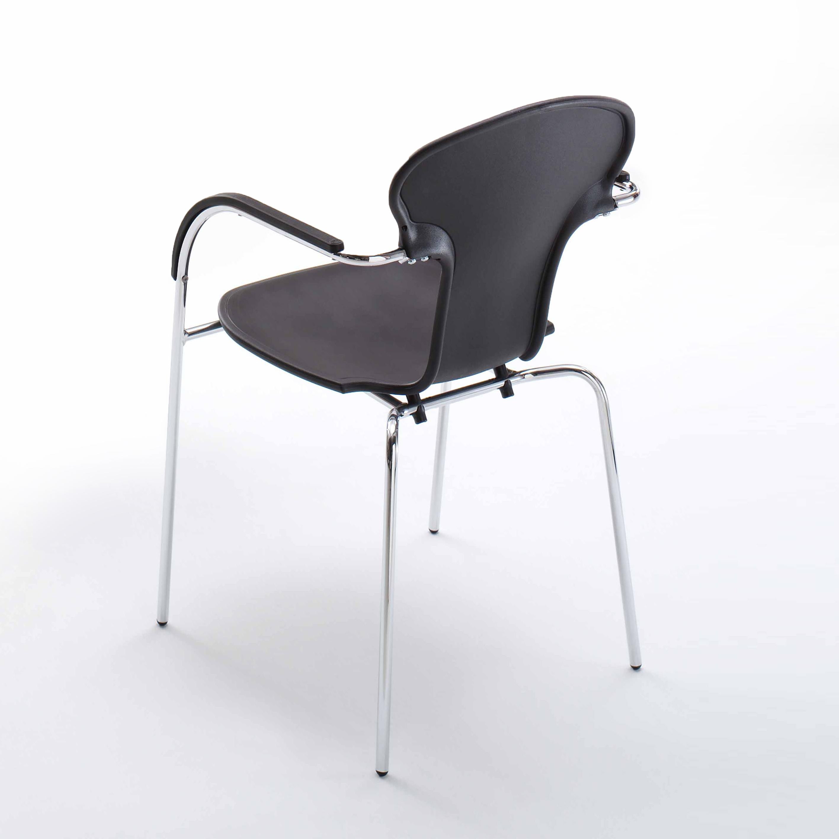 Steel Oscar Tusquets Black Minivarius Chair and by BD Barcelona