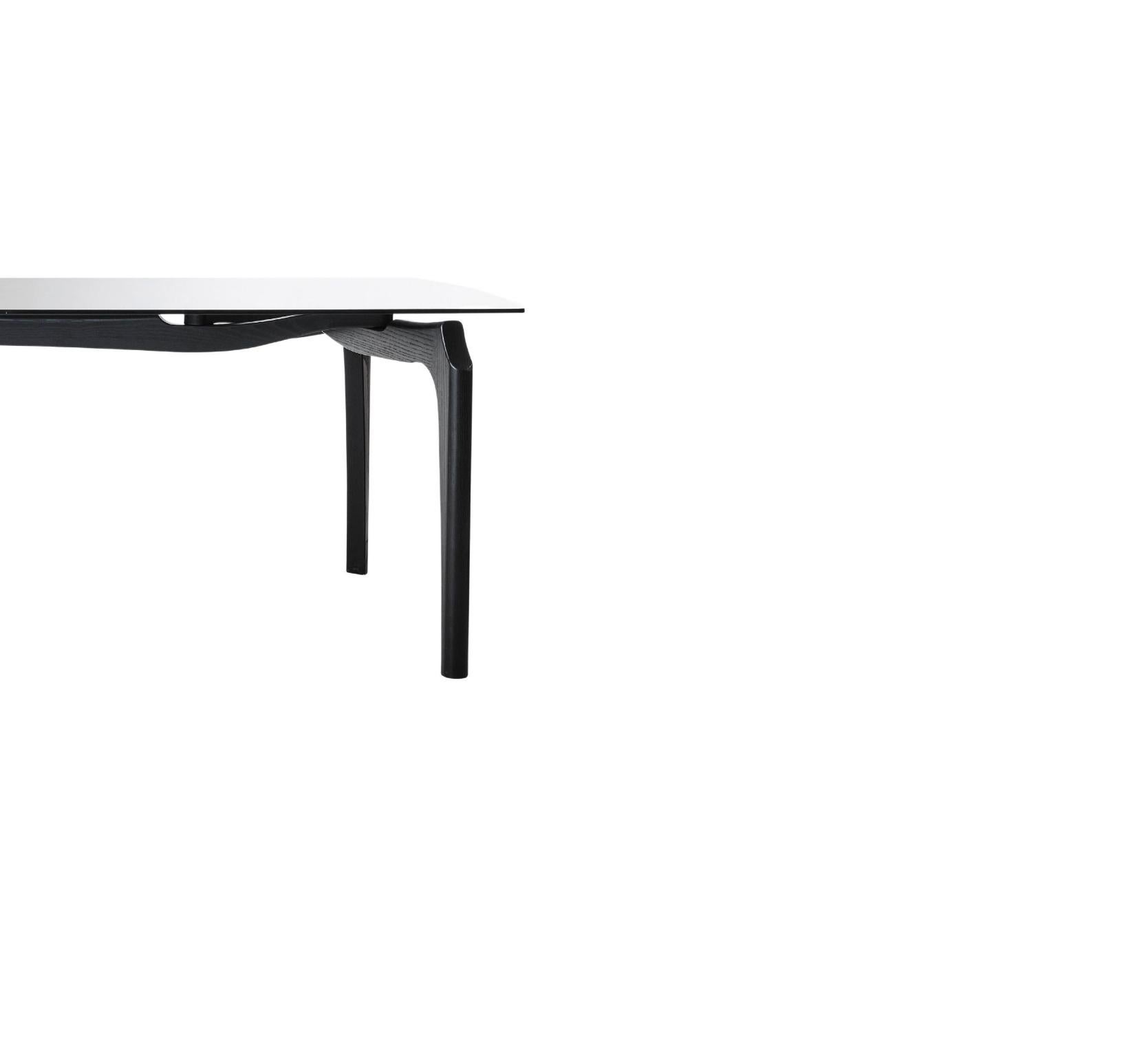 Spanish Oscar Tusquets Blanca Rectangular Dinning Table 