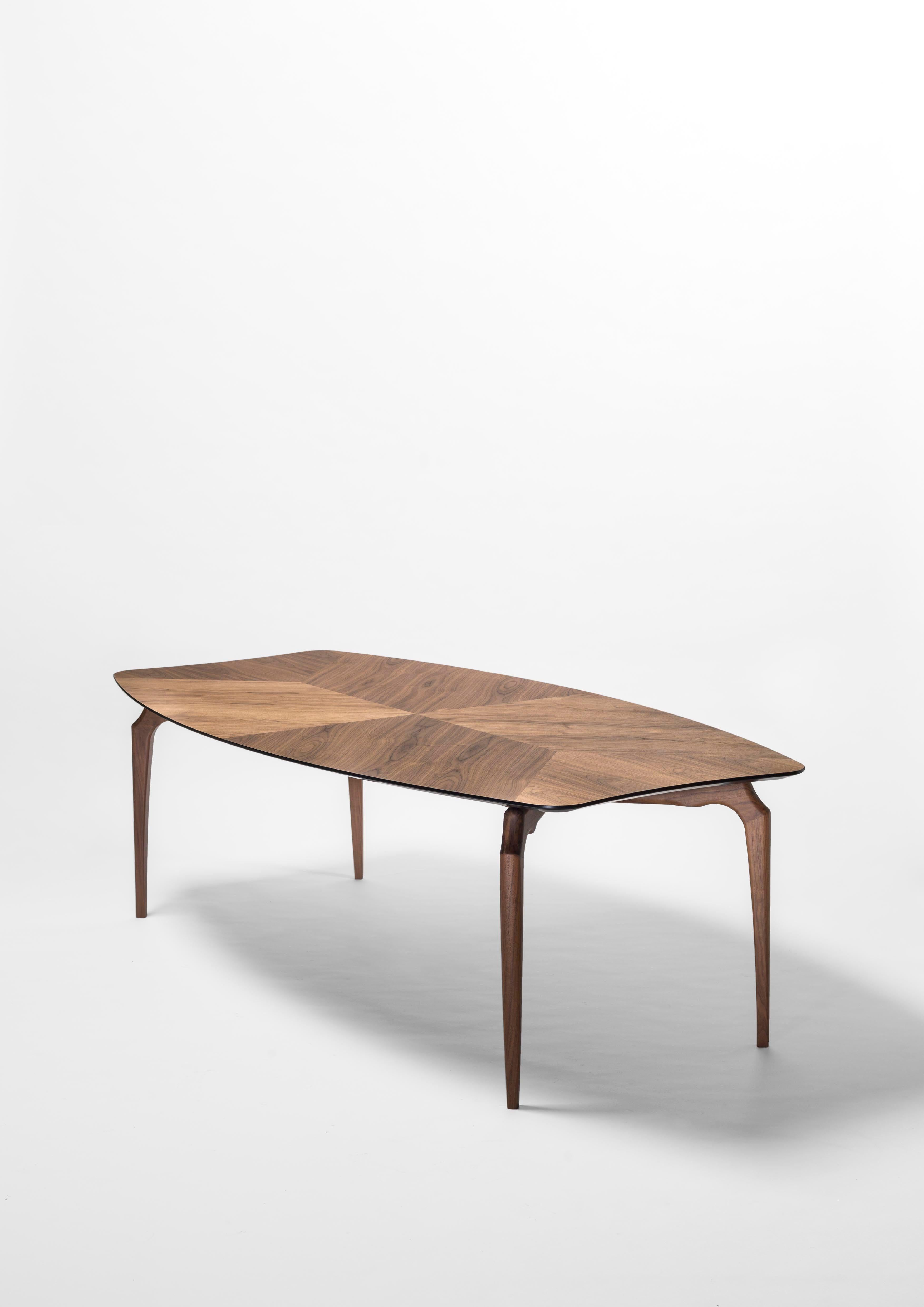Oscar Tusquets Table 'Gaulino' Black Stained Wood by BD Barcelona For Sale 1
