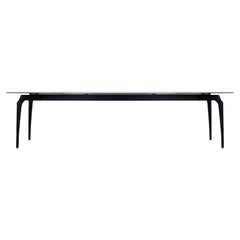 Oscar Tusquets Table 'Gaulino' Black Stained Wood by BD Barcelona