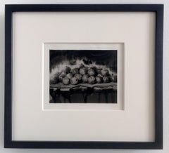 Feast, memento mori, black and white contemporary, still life, abstract photo