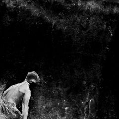 Prosopagnosia, Contemporary abstract figurative black and white photograph