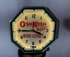 Ropa de trabajo OSHKOSH BGOSH  Reloj / letrero NEON