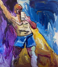 Crecimiento y Amor Propio - Siglo XXI, Contemporáneo, Impasto, Expresionista, Hombres