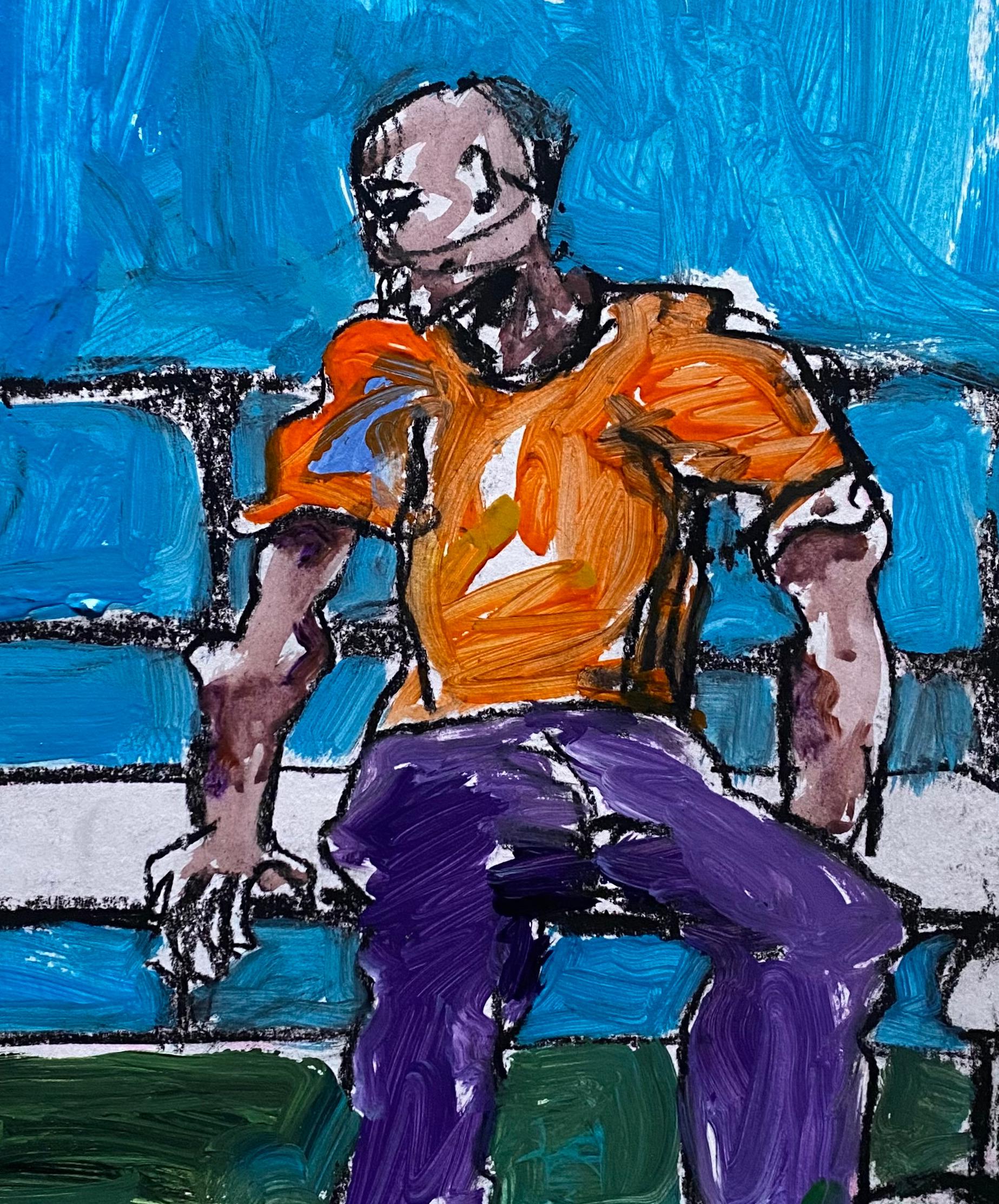 Procedimiento de envío
Se envía en un tubo bien protegido
Esta obra es única, no es un grabado ni otro tipo de copia.
Acompañado de un Certificado de Autenticidad (expedido por la Galería)

Sobre el artista
Francis Oshorenoya David es un artista