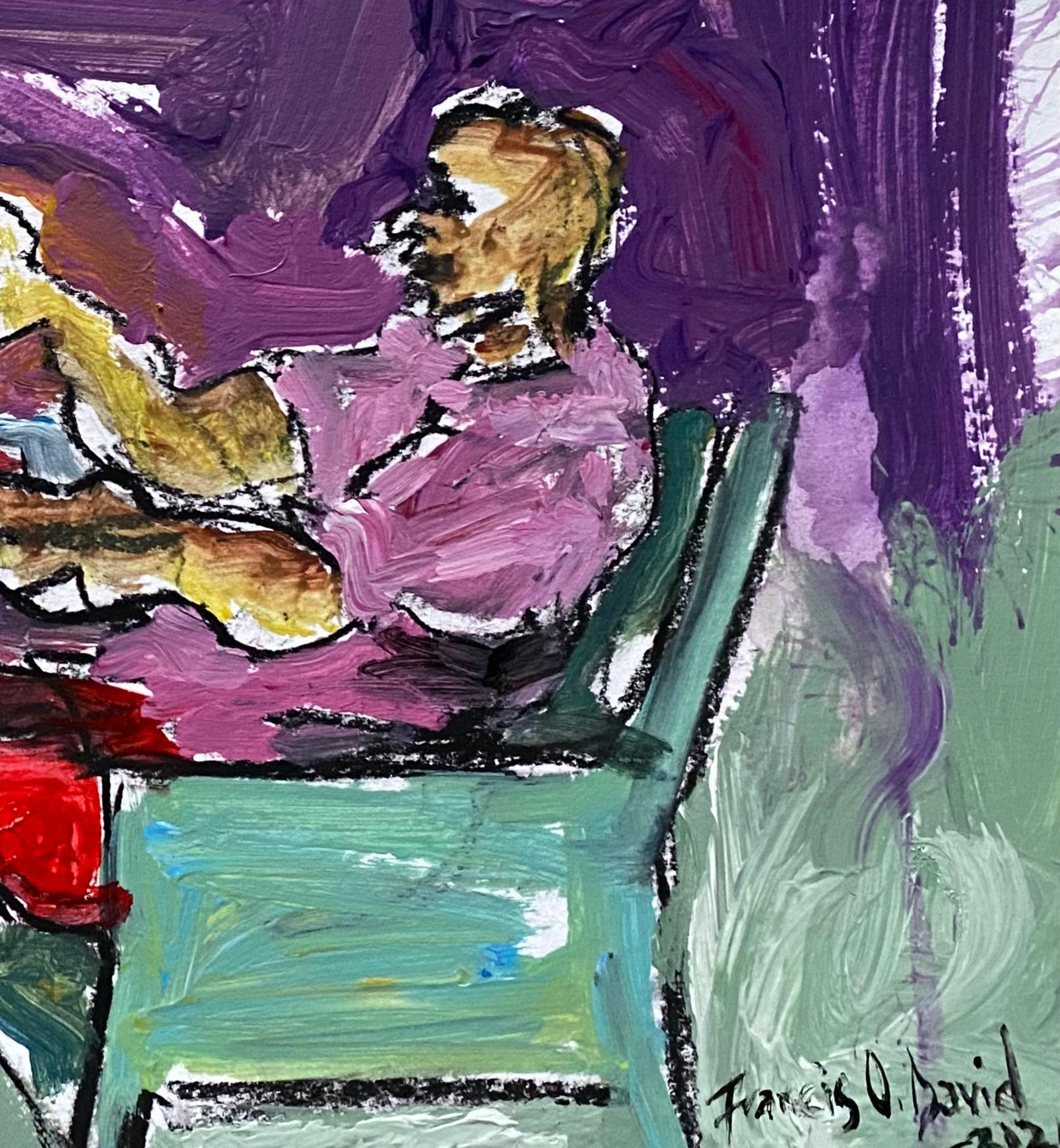 Tequila Gist 2 -21e siècle, contemporain, expressionniste, moderne, santé mentale en vente 2