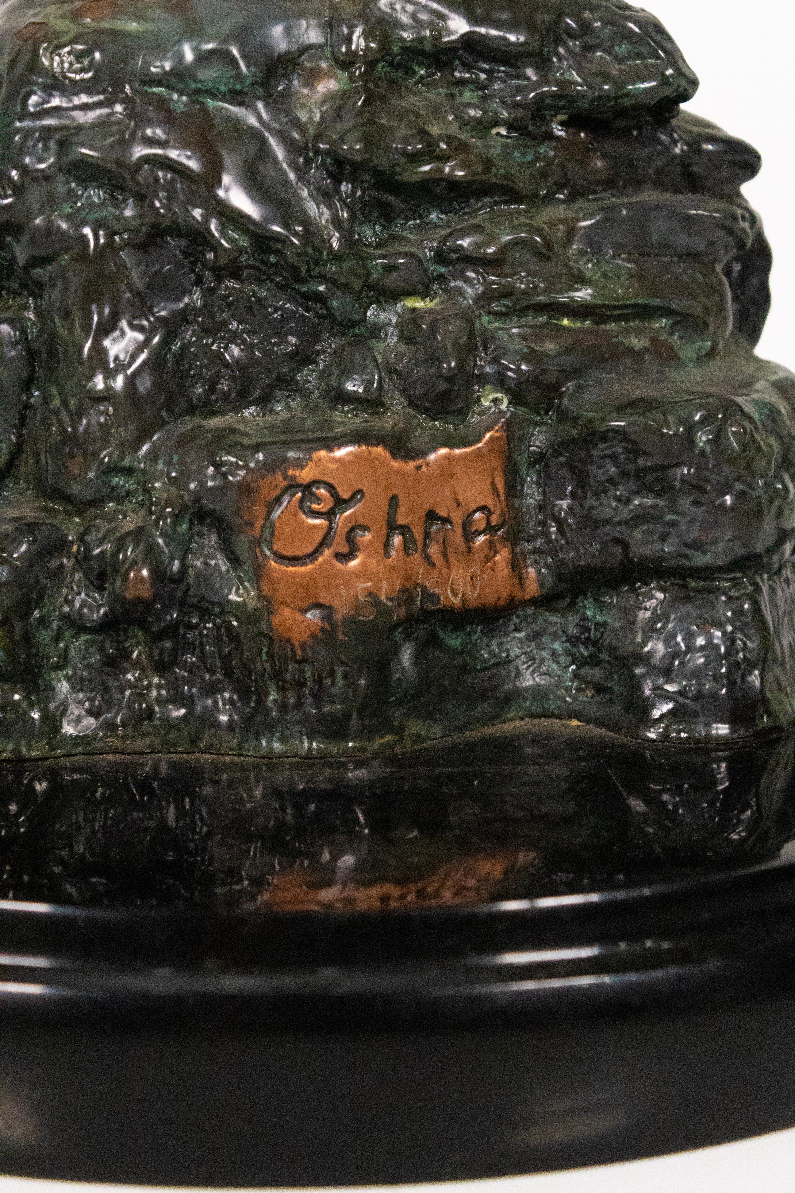 Oshra Michan D'Argenta Sensuality Signed Contemporary Figurative Sculpture 1990s For Sale 1