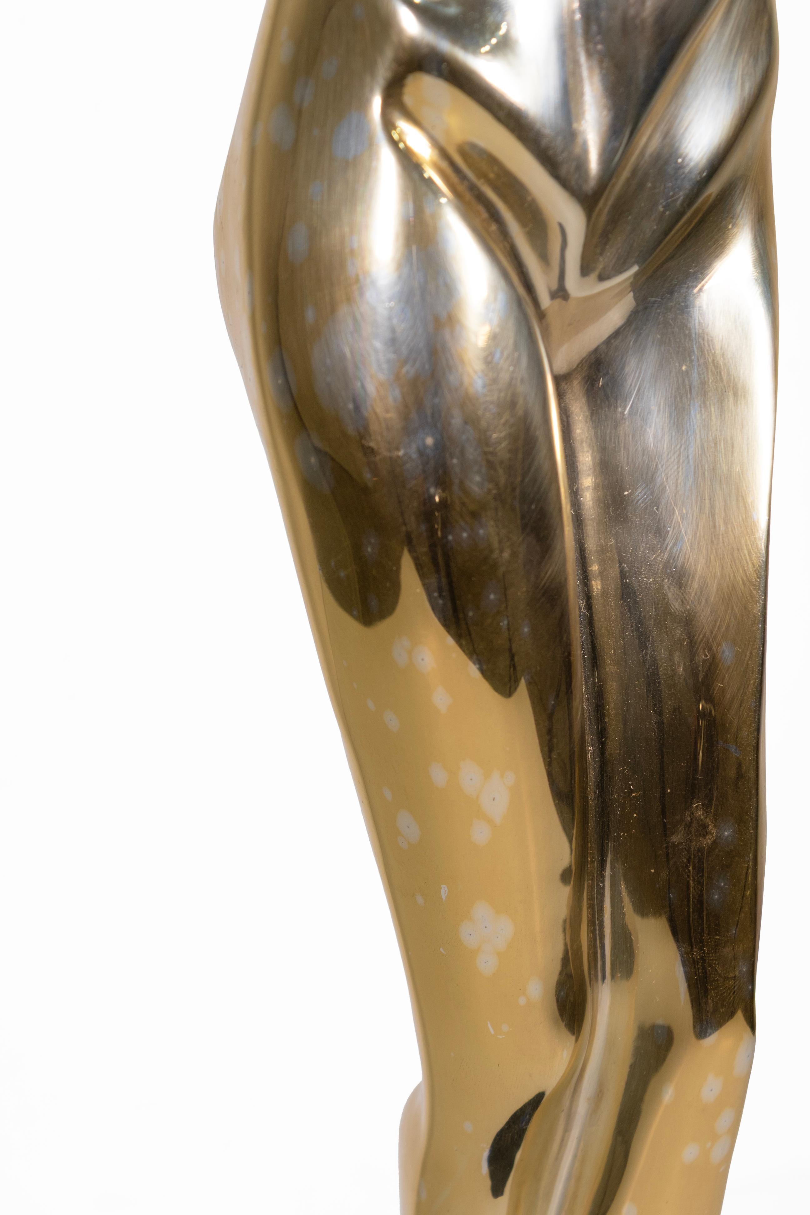 Oshra Michan D'Argenta Sensuality Signed Contemporary Figurative Sculpture 1990s For Sale 2