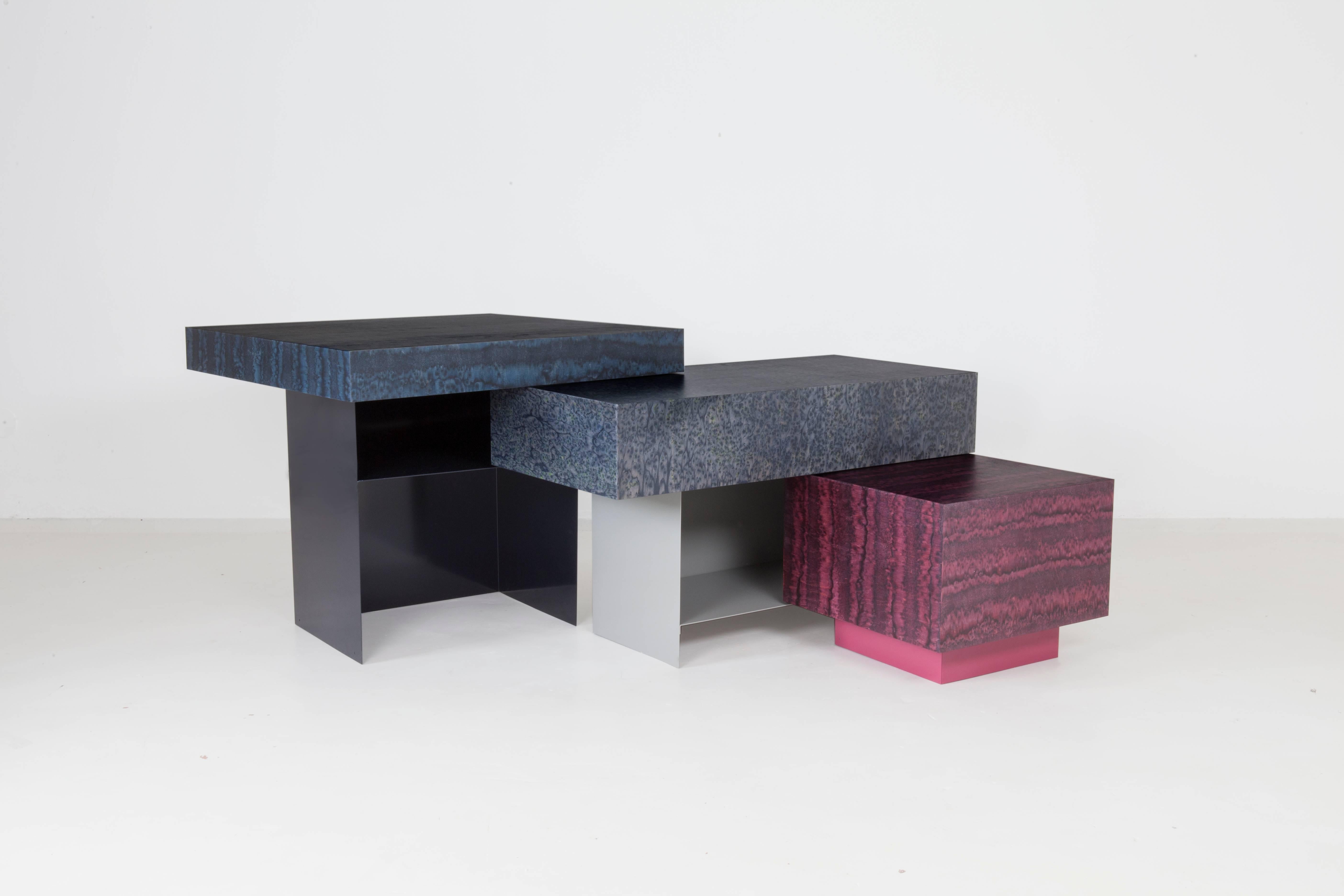 Minimalist Osis Edition 1 a Cube Table by Llot Llov For Sale