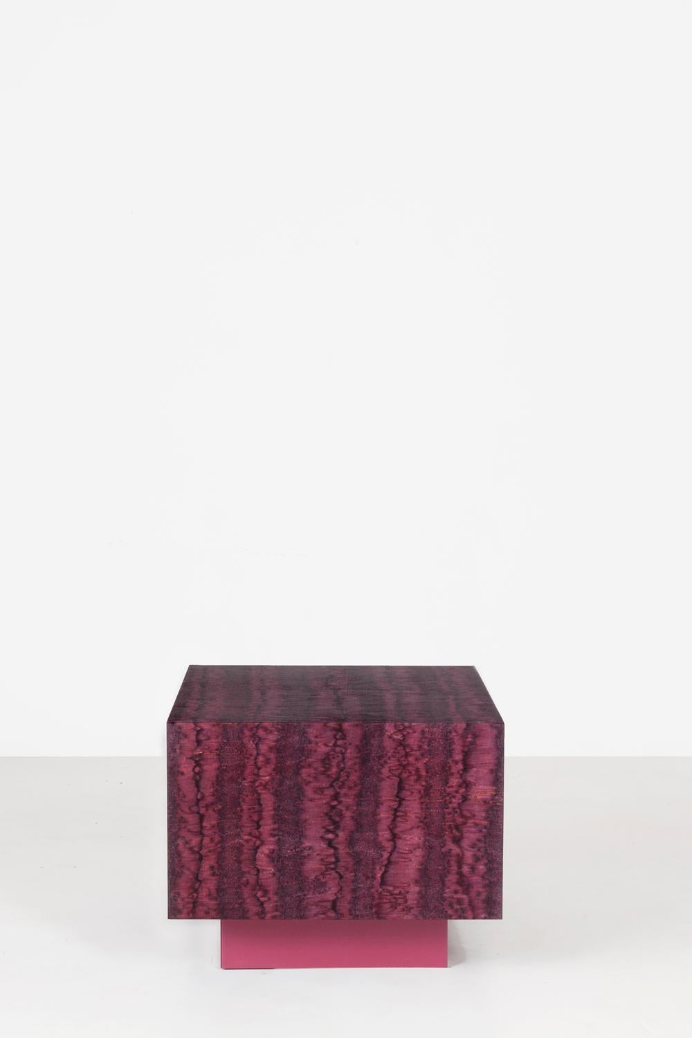 Contemporary Osis Peacock Block Cube by Llot Llov For Sale