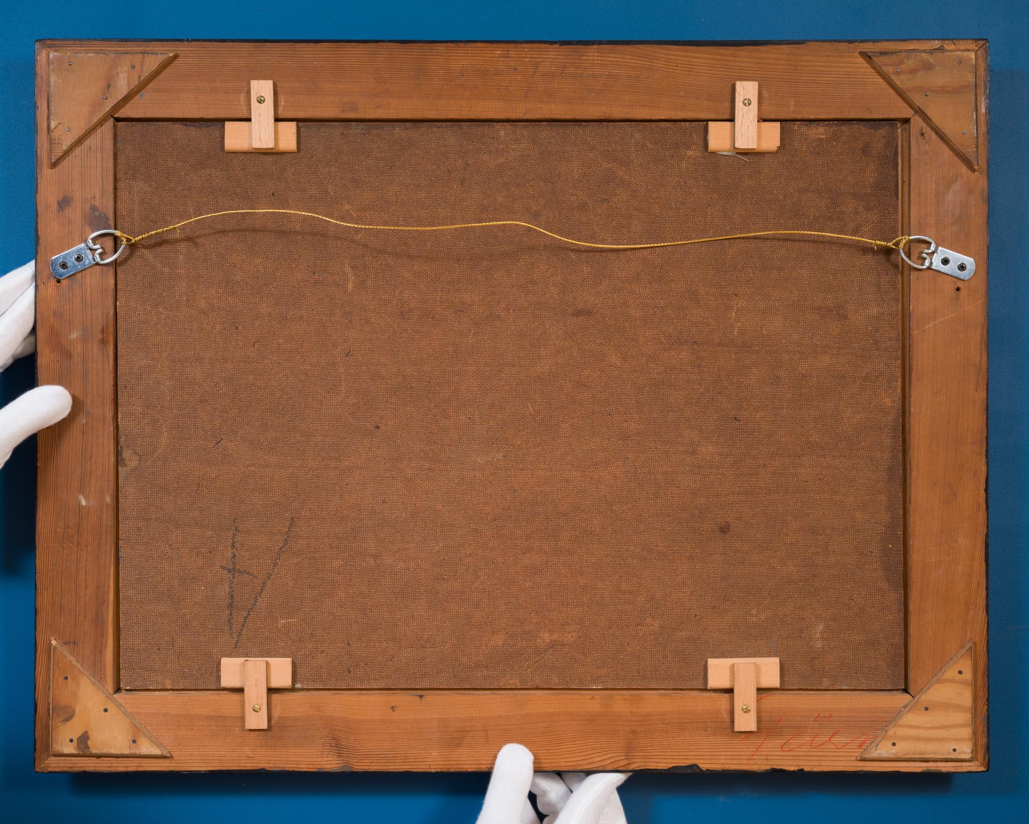 Sunlight Breaking Through Clouds over Vaxholm Bay, 1932 For Sale 5