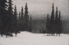 "Skogskanten" (Paesaggio invernale con abeti rossi)