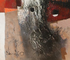 Large Abstract Expressionist painting by Oskar D'Amico