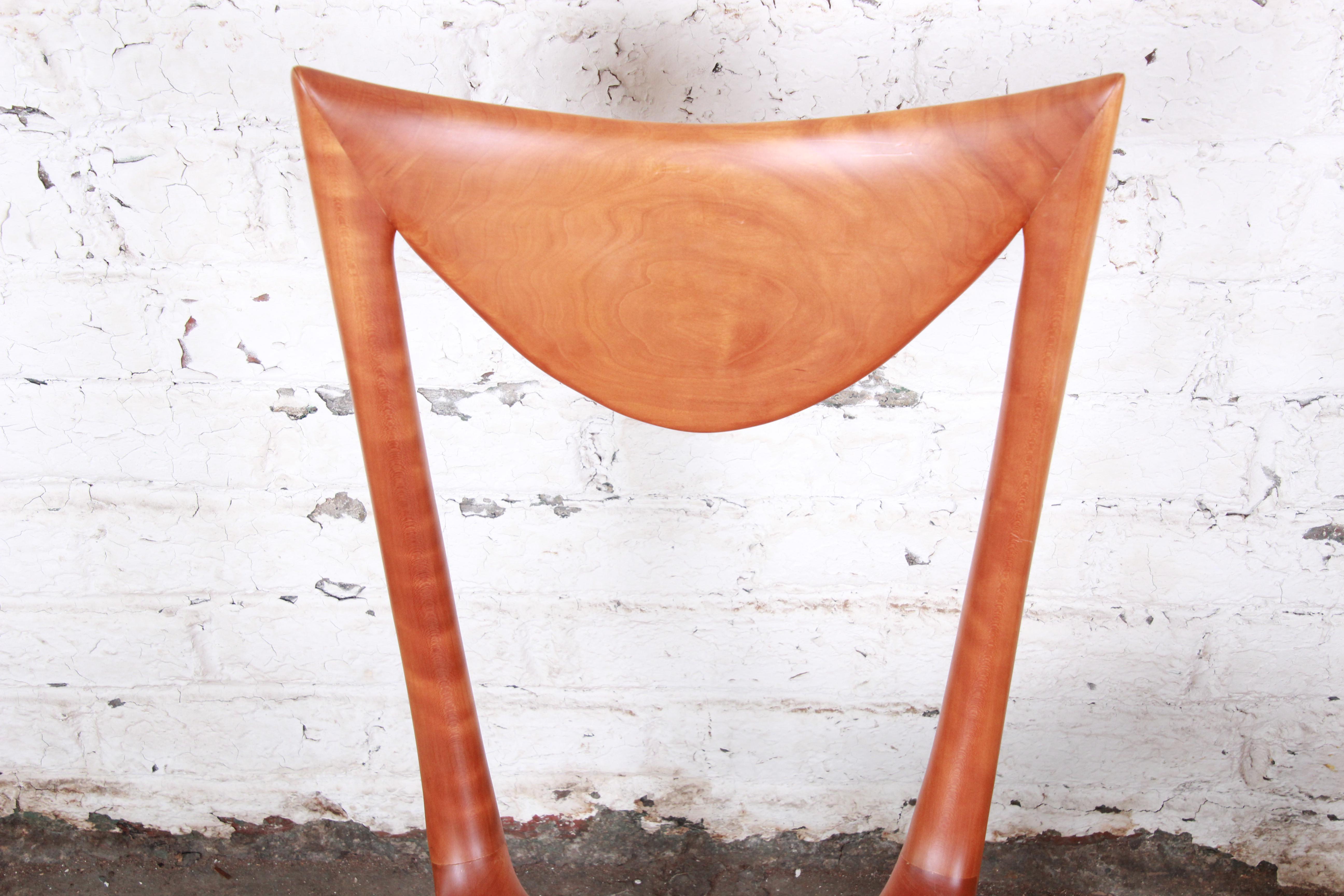 Oskar Kogoj Studio Craftsman Sculptural 'Venetia' Chairs, Pair 3
