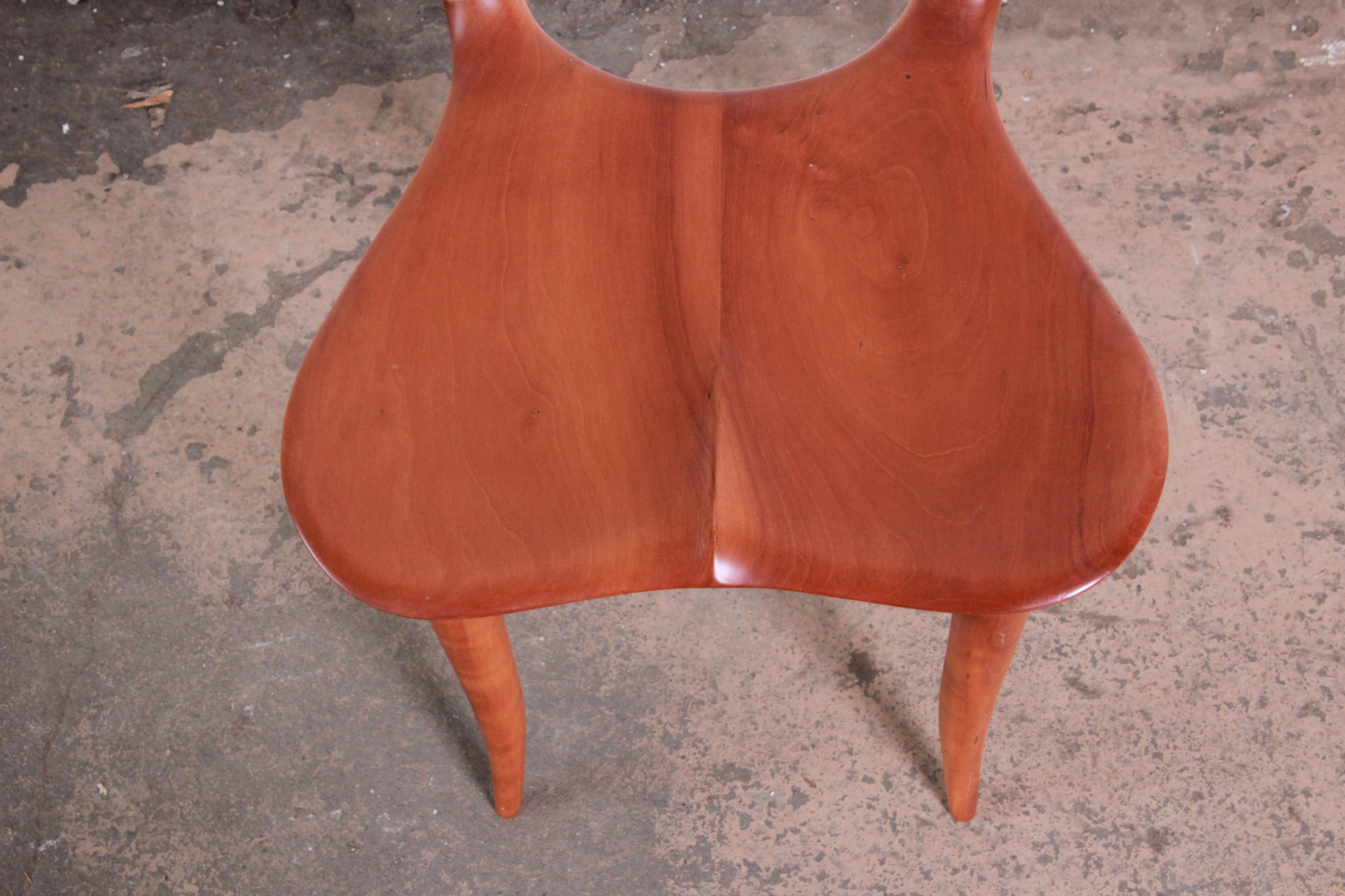 Oskar Kogoj Studio Craftsman Sculptural 'Venetia' Chairs, Pair 4