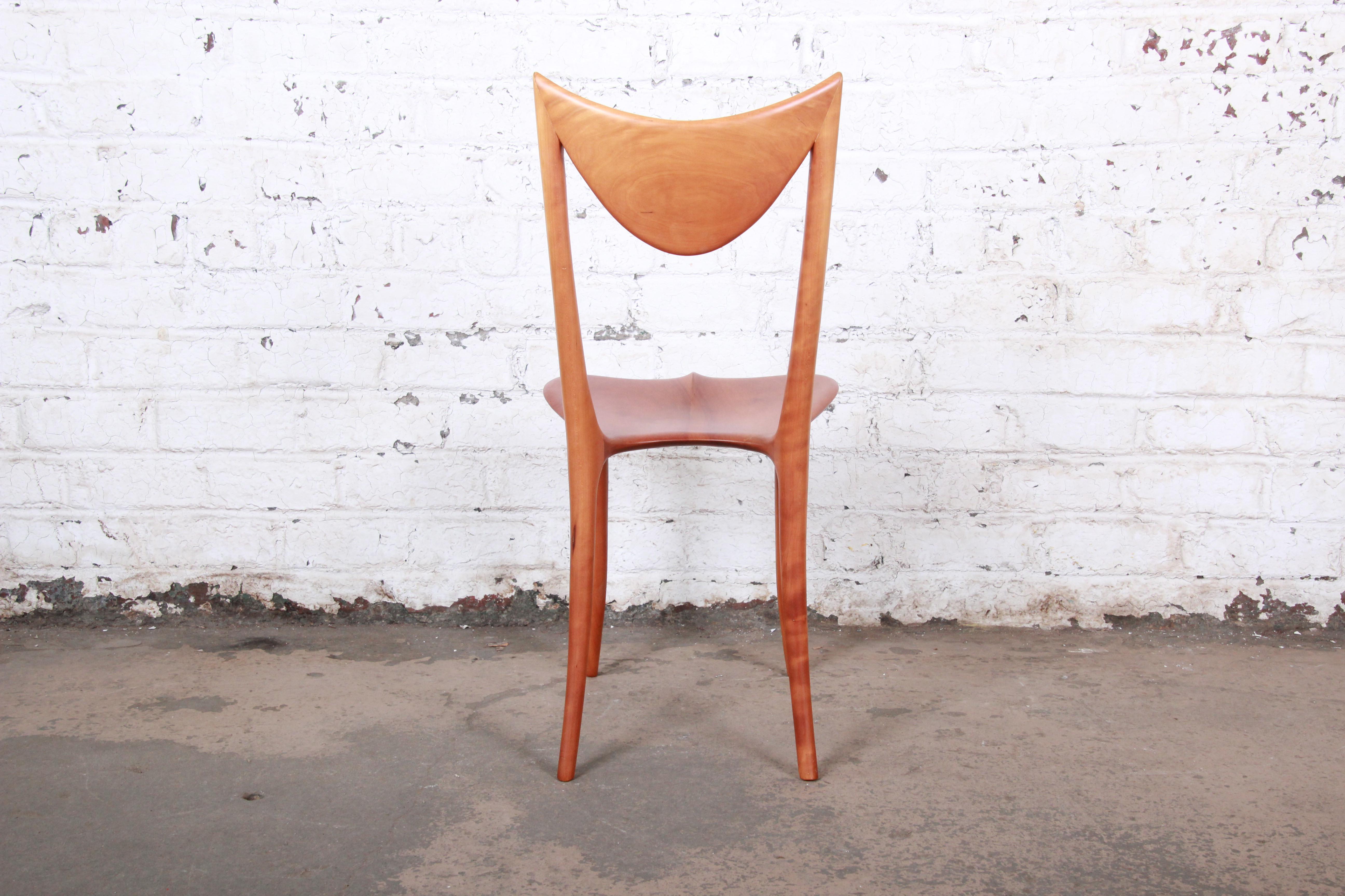 Oskar Kogoj Studio Craftsman Sculptural 'Venetia' Chairs, Pair 1