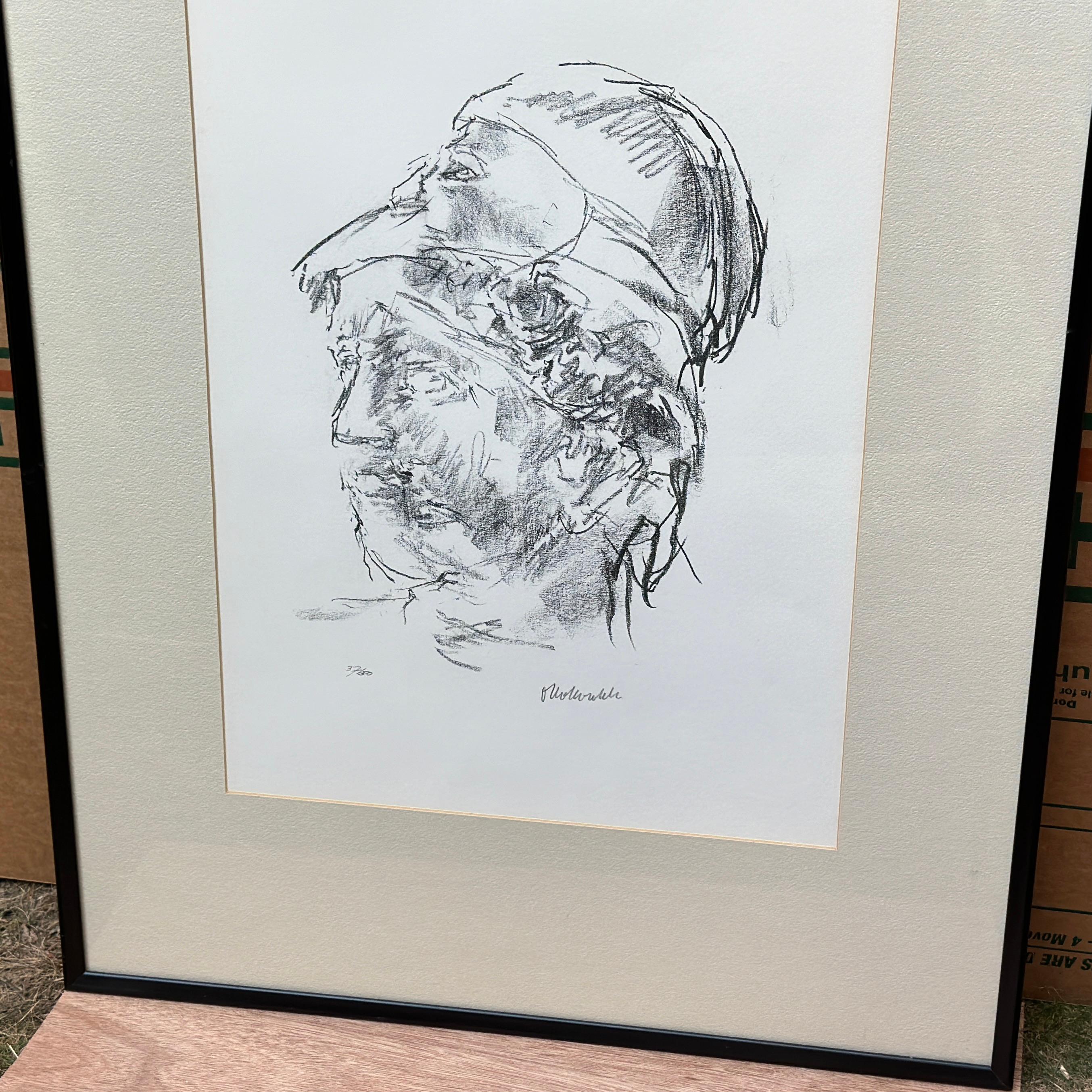 Britannico Oskar Kokoschka (1886-1980) l'Odissea Litografia firmata in edizione limitata in vendita
