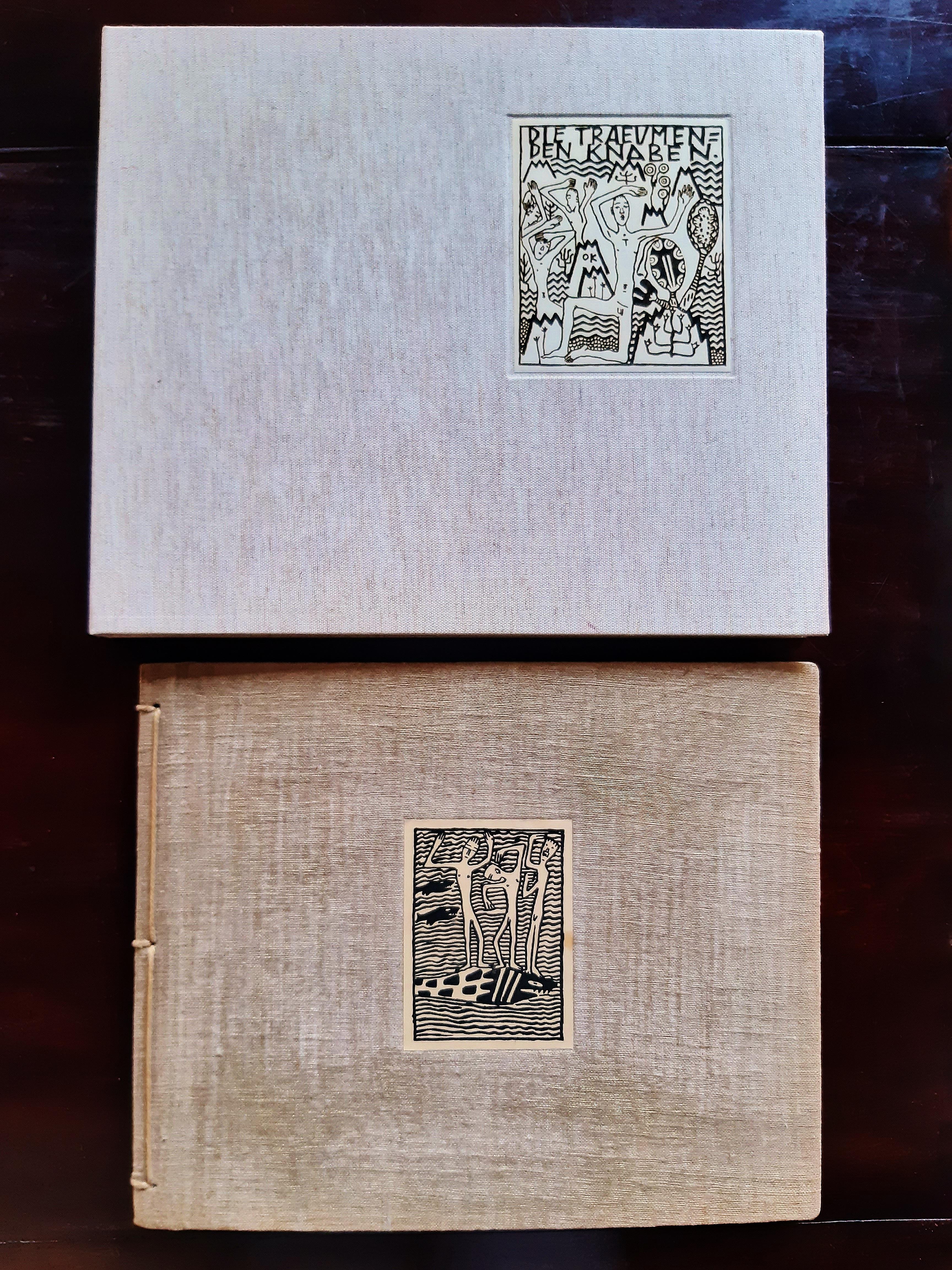 Die Traumende Knaben – Lithografien von Oskar Kokoschka – 1908 im Angebot 1