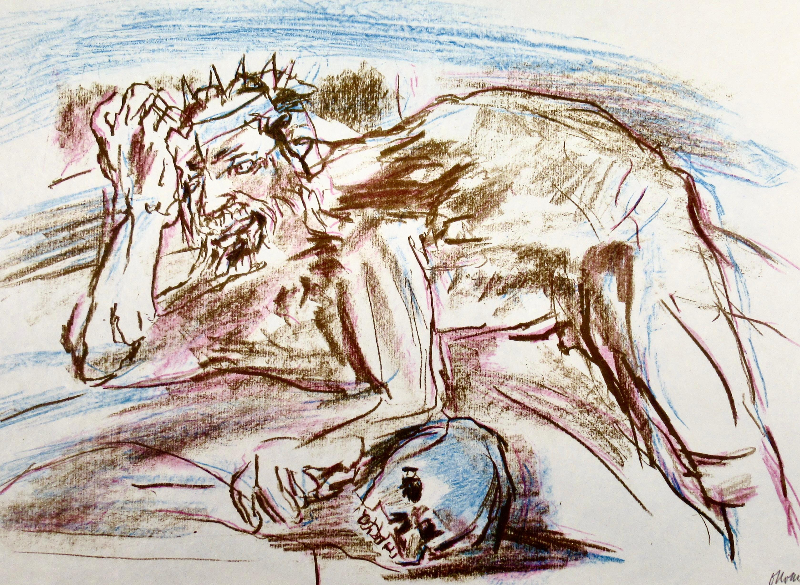 « Le Bal Masque » Giuseppe Verdi Opera - Print de Oskar Kokoschka