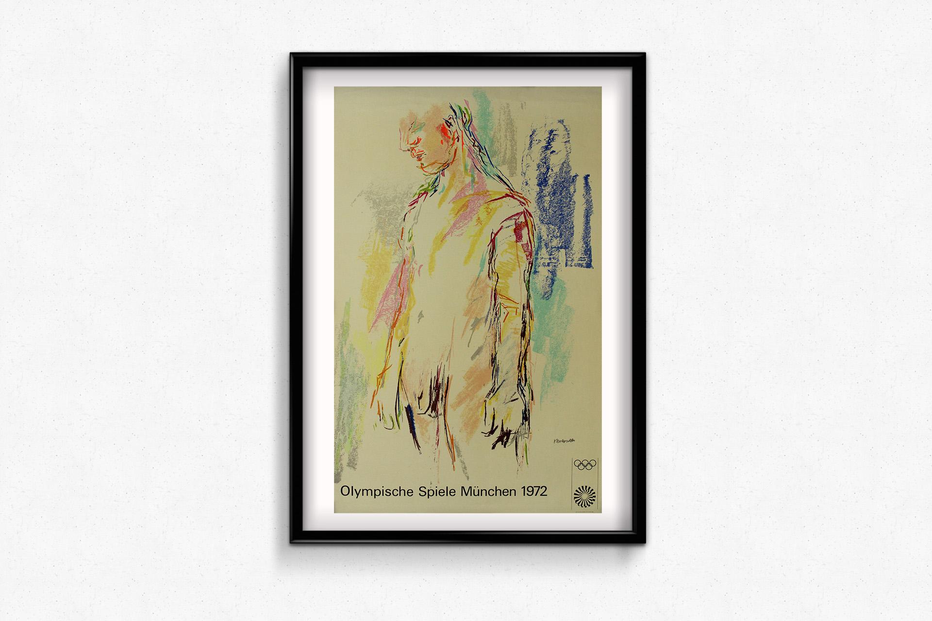 Original 1972 Olympic poster by Oskar Kokoschka For Sale 1