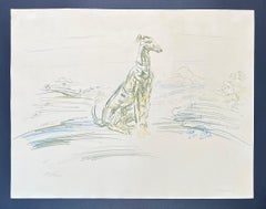 Oskar Kokoschka (1886-1980) - Litografia a gessetti colorati su carta porosa