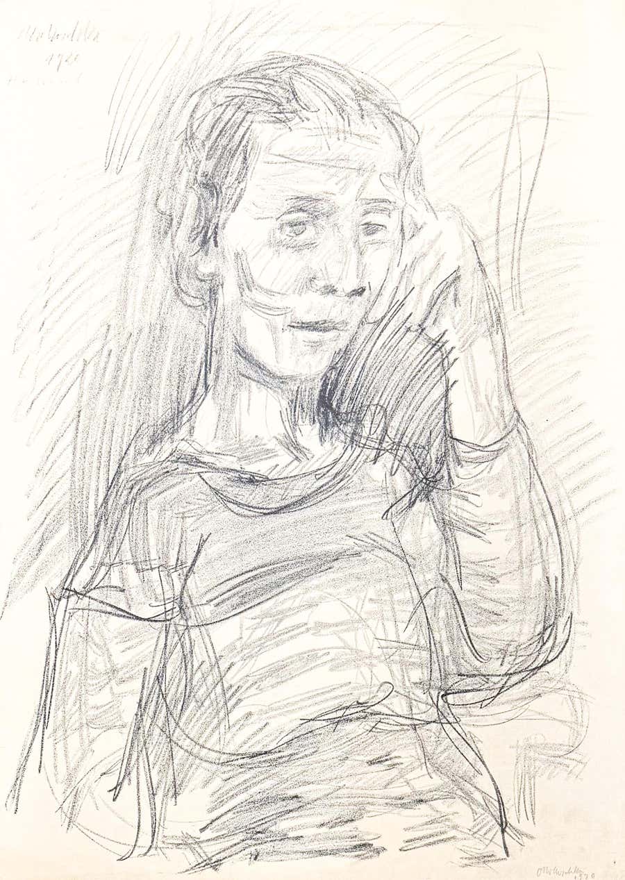 Oskar Kokoschka (1886–1980) - Madeleine - Lithograph on paper - 1920