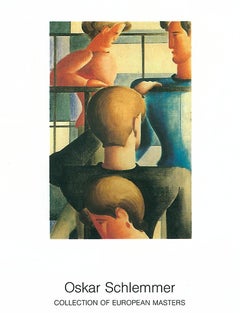 Oskar Schlemmer 'Gruppe Am Gelander' 1988- Vintage