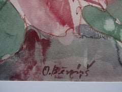 Roses. 1993, Papier, Aquarell, Pastell, 47x31 cm