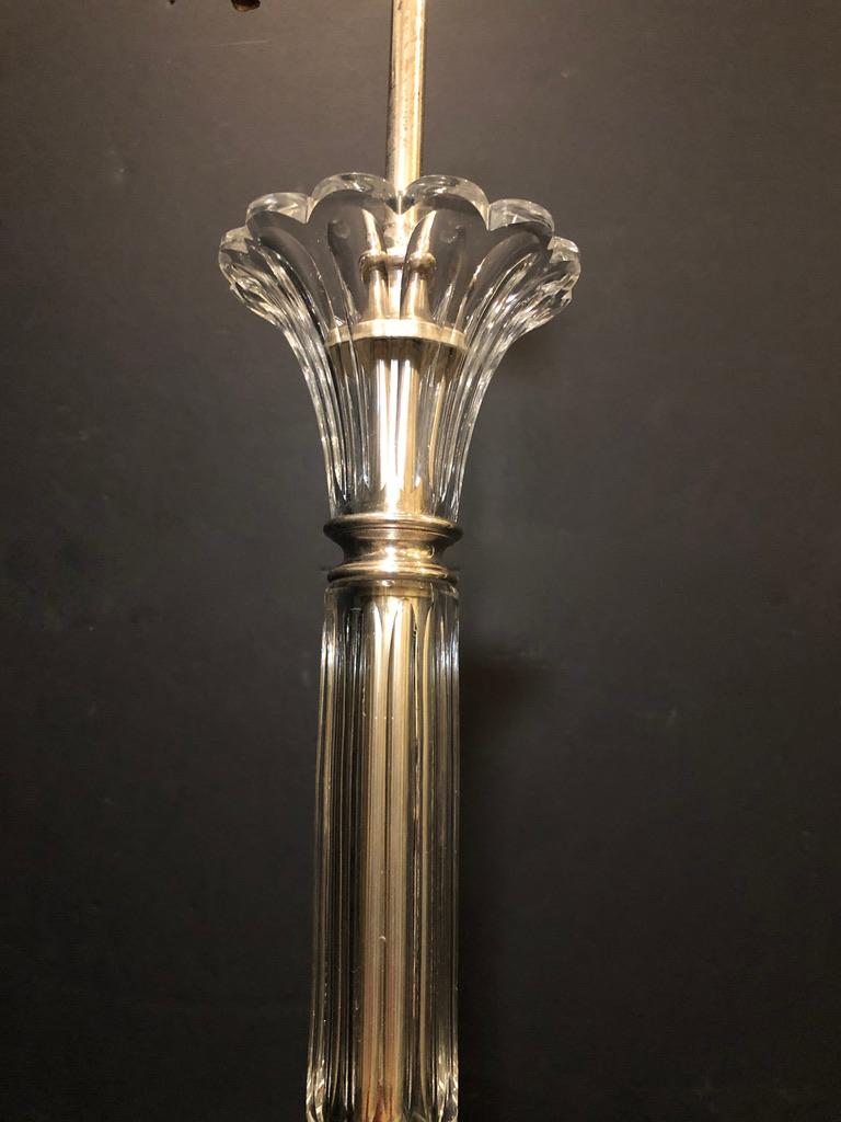 20ième siècle Lampe en cristal Osler en vente