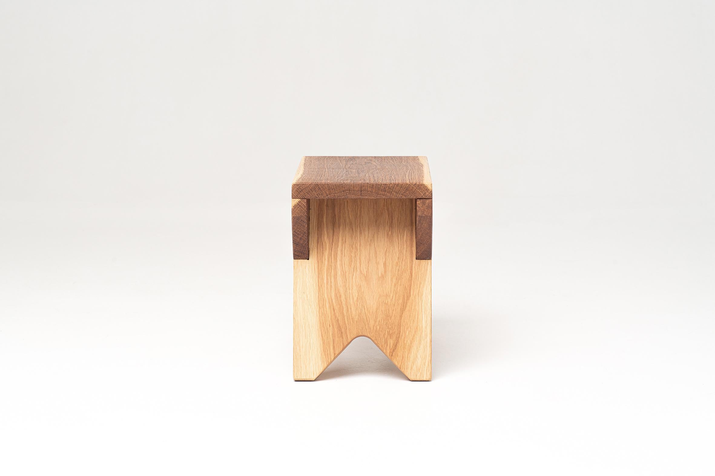 Post-Modern Oslinchik 01 Low Stool by Oito For Sale